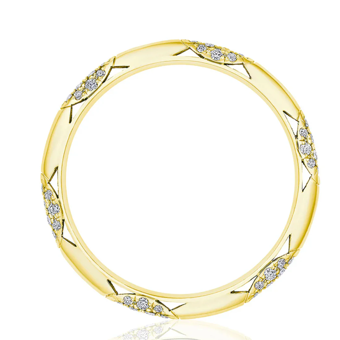 Tacori Founder’s 18K Yellow Gold Diamond Eternity Band - Image 2