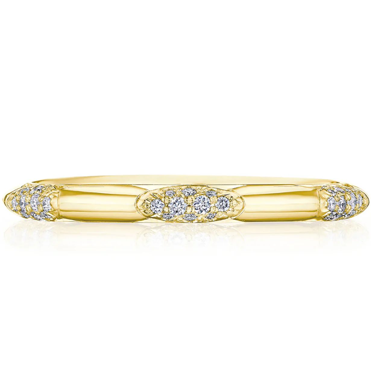 Tacori Founder’s 18K Yellow Gold Diamond Eternity Band - Image 3