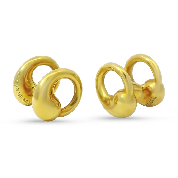 Tiffany & Co. Estate 18K Yellow Gold Elsa Peretti Eternal Circle Cufflinks