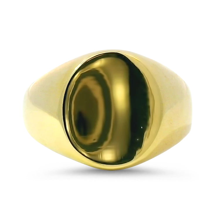 Tiffany & Co. Estate 18K Yellow Gold Signet Ring