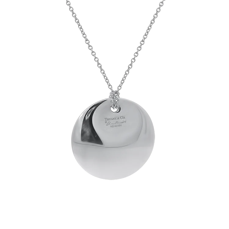 Tiffany & Co. Estate Elsa Peretti Round Pendant Necklace