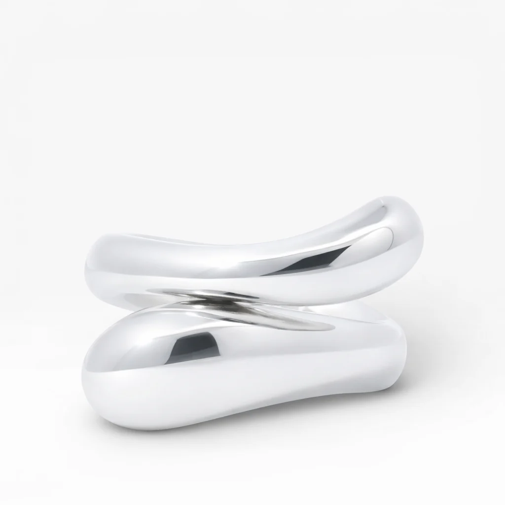 Tiffany & Co. Estate Elsa Peretti Sterling Silver Teardrop Ring