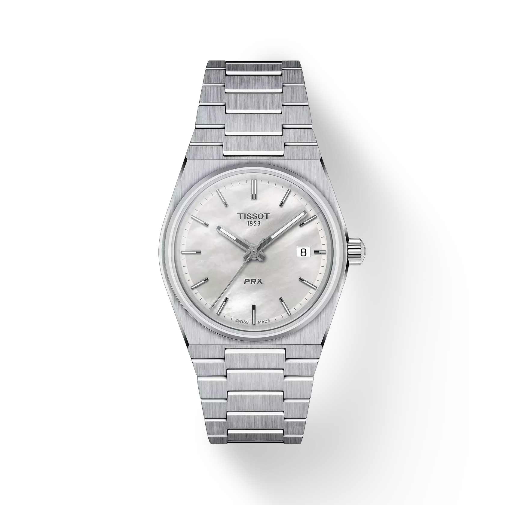 Tissot PRX, White Mother-of-Pearl Dial, 35mm (T1372101111100)