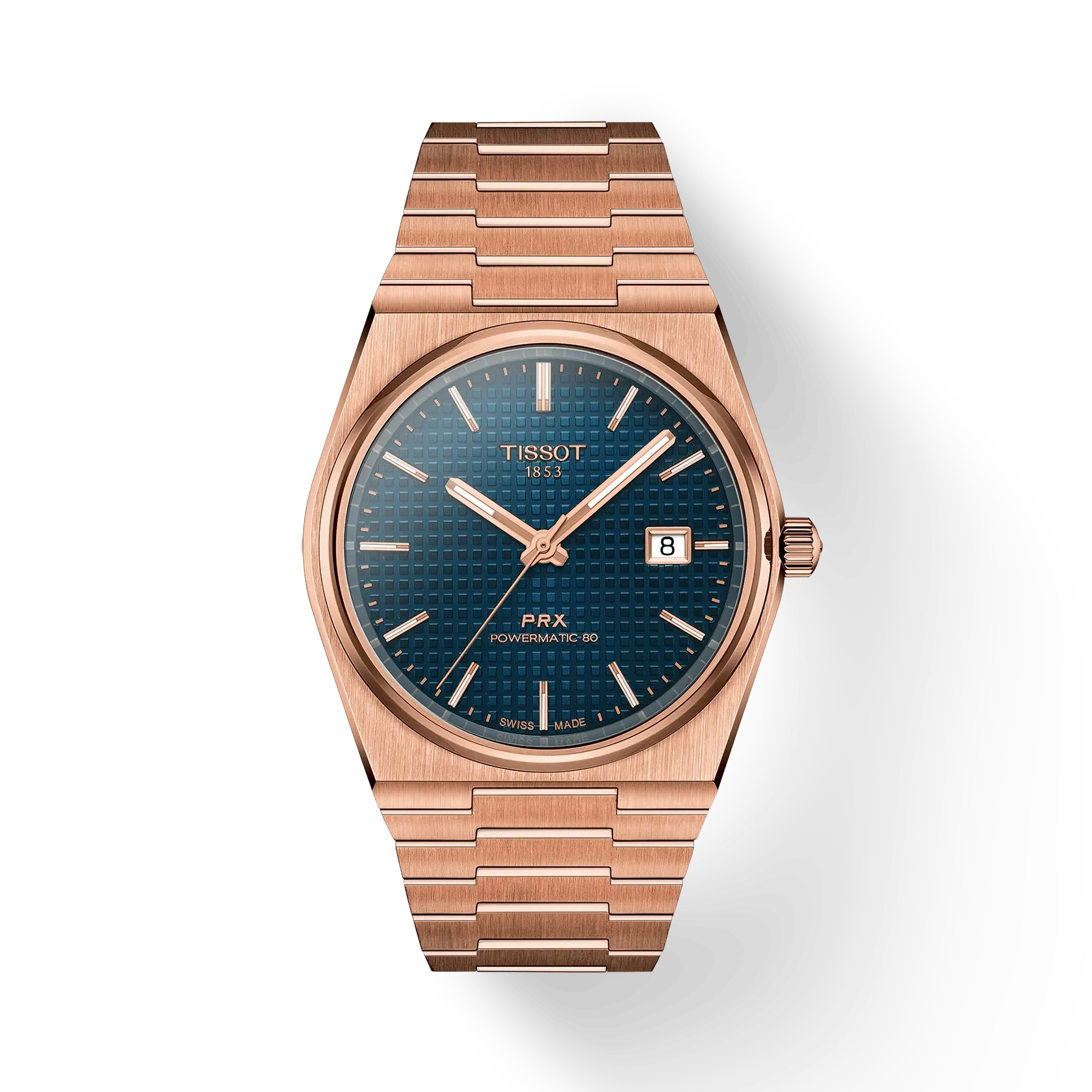 Tissot PRX Wristwatch, Blue Dial, 40mm (T1374073304100)