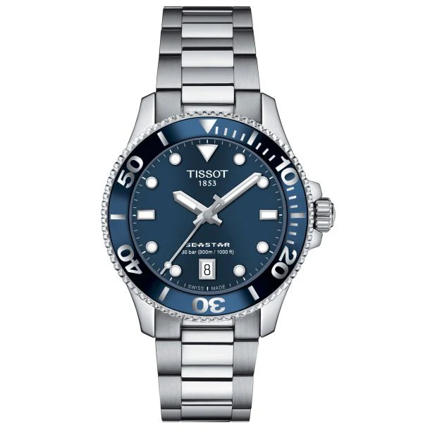 Tissot Quartz Seastar 1000 Blue Dial 40mm T1204101104100