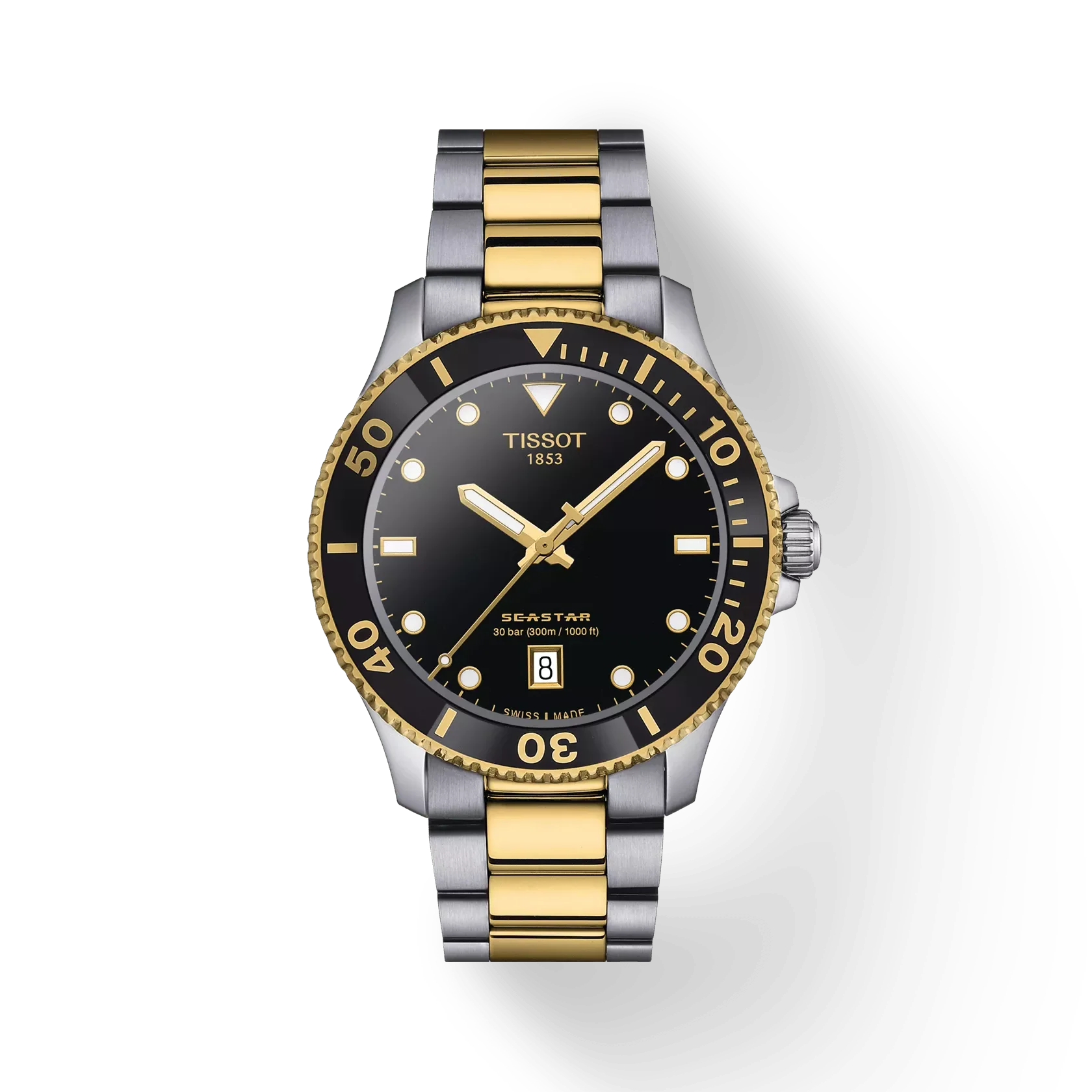 Tissot Seastar 1000, Black Dial, 40mm (T1204102205100)