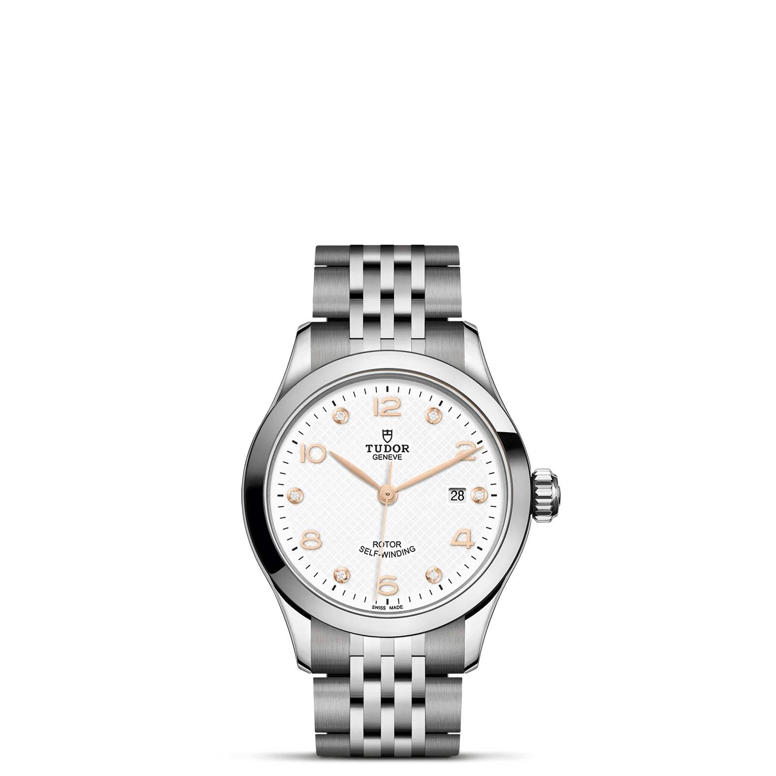 TUDOR 1926 28mm White Dial, Stainless Steel Bracelet (M91350-0013)