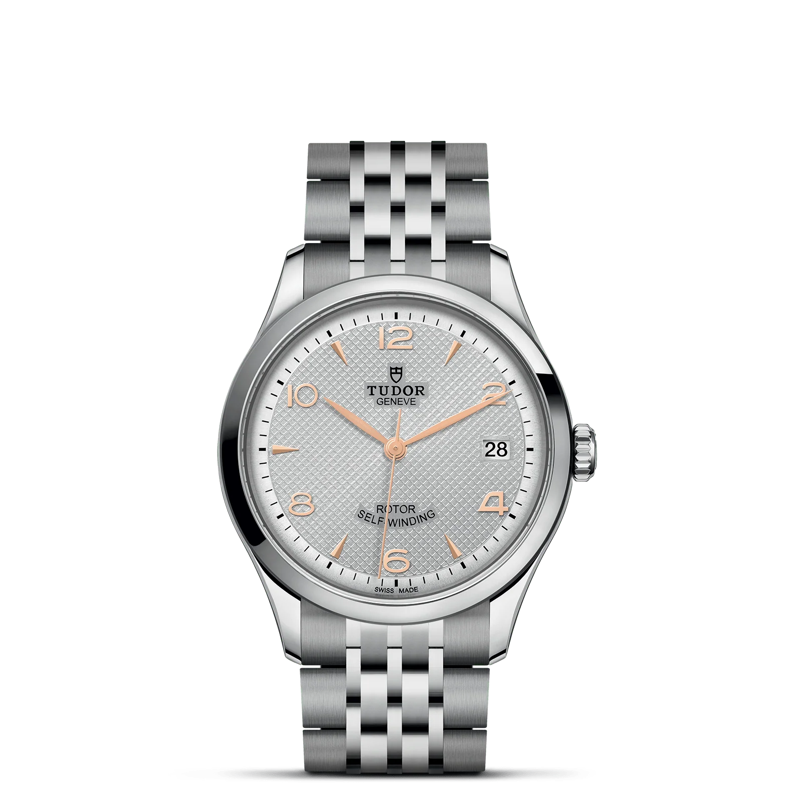 TUDOR 1926 28mm White Dial, Stainless Steel Bracelet (M91450-0001)