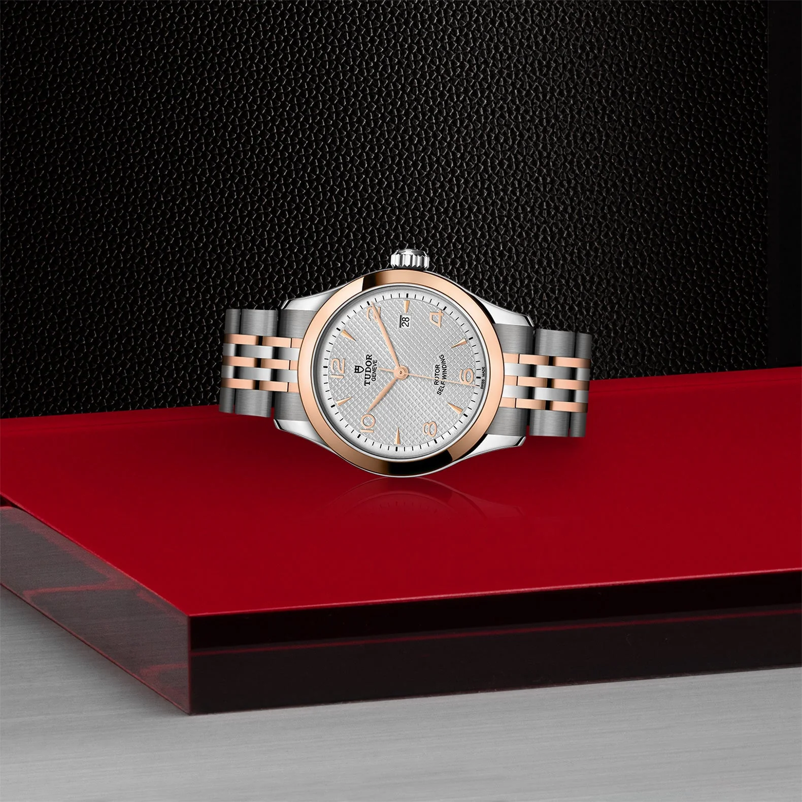 TUDOR 1926 28mm White Dial, Two Tone Bracelet (M91351-0001) - Image 3