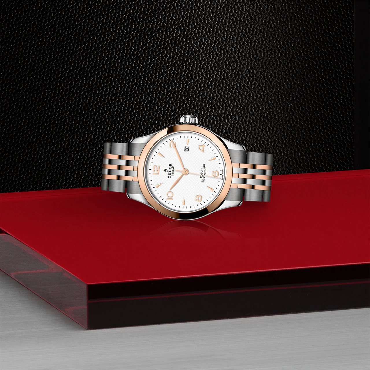 TUDOR 1926 28mm White Dial, Two Tone Bracelet (M91351-0009) - Image 2