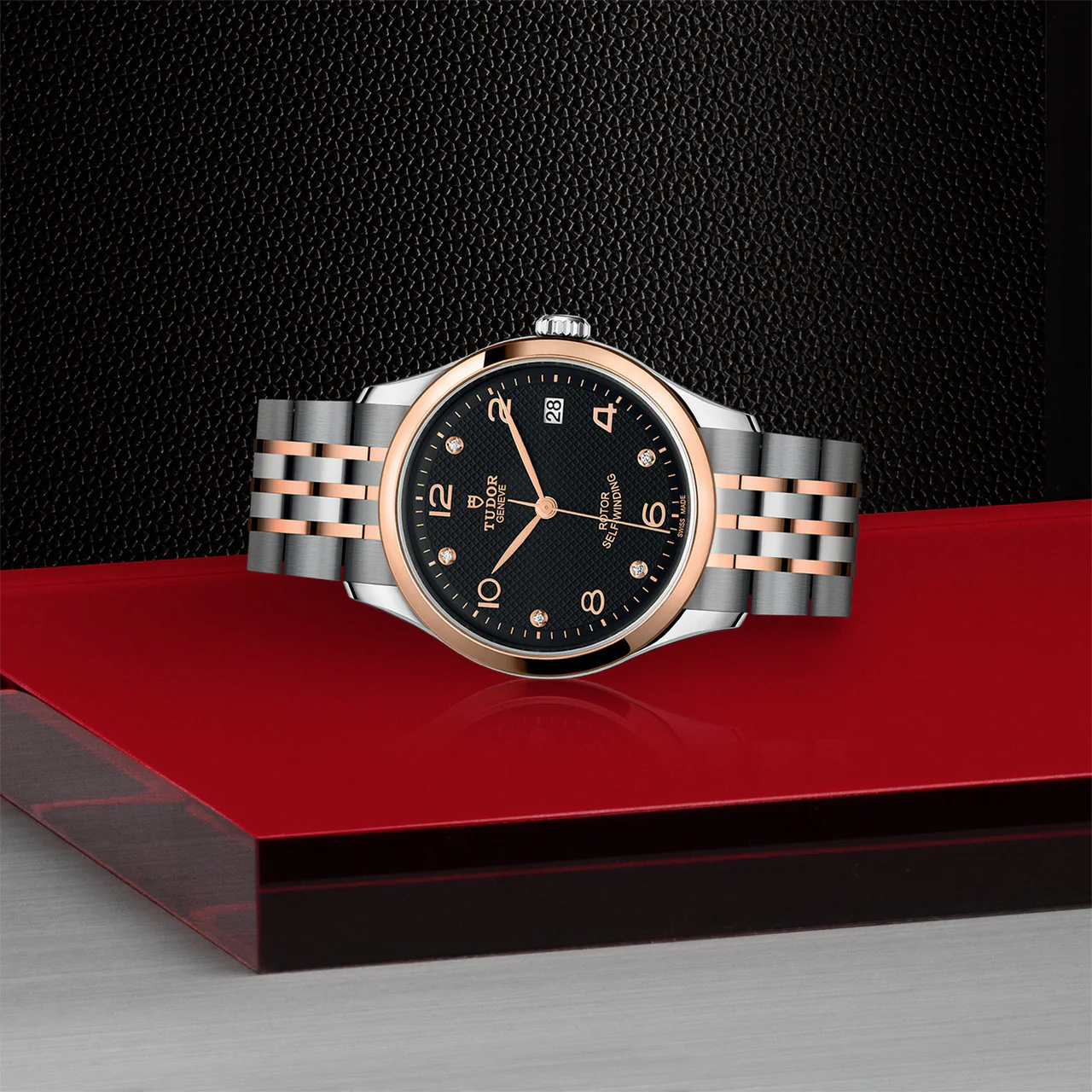 TUDOR 1926 36mm Black Diamond Dial, Two Tone Bracelet (M91451-0004) - Image 3