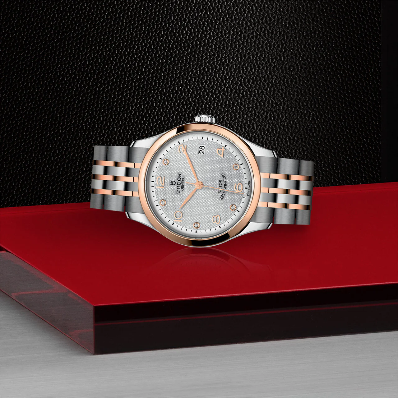 TUDOR 1926 36mm Silver Diamond Dial, Two Tone Bracelet (M91451-0002) - Image 3