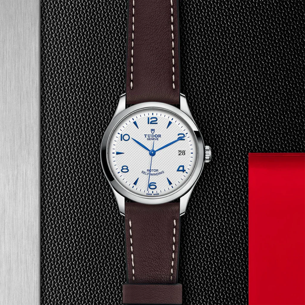 TUDOR 1926 36mm White Dial, Leather Strap (M91450-0010) - Image 2