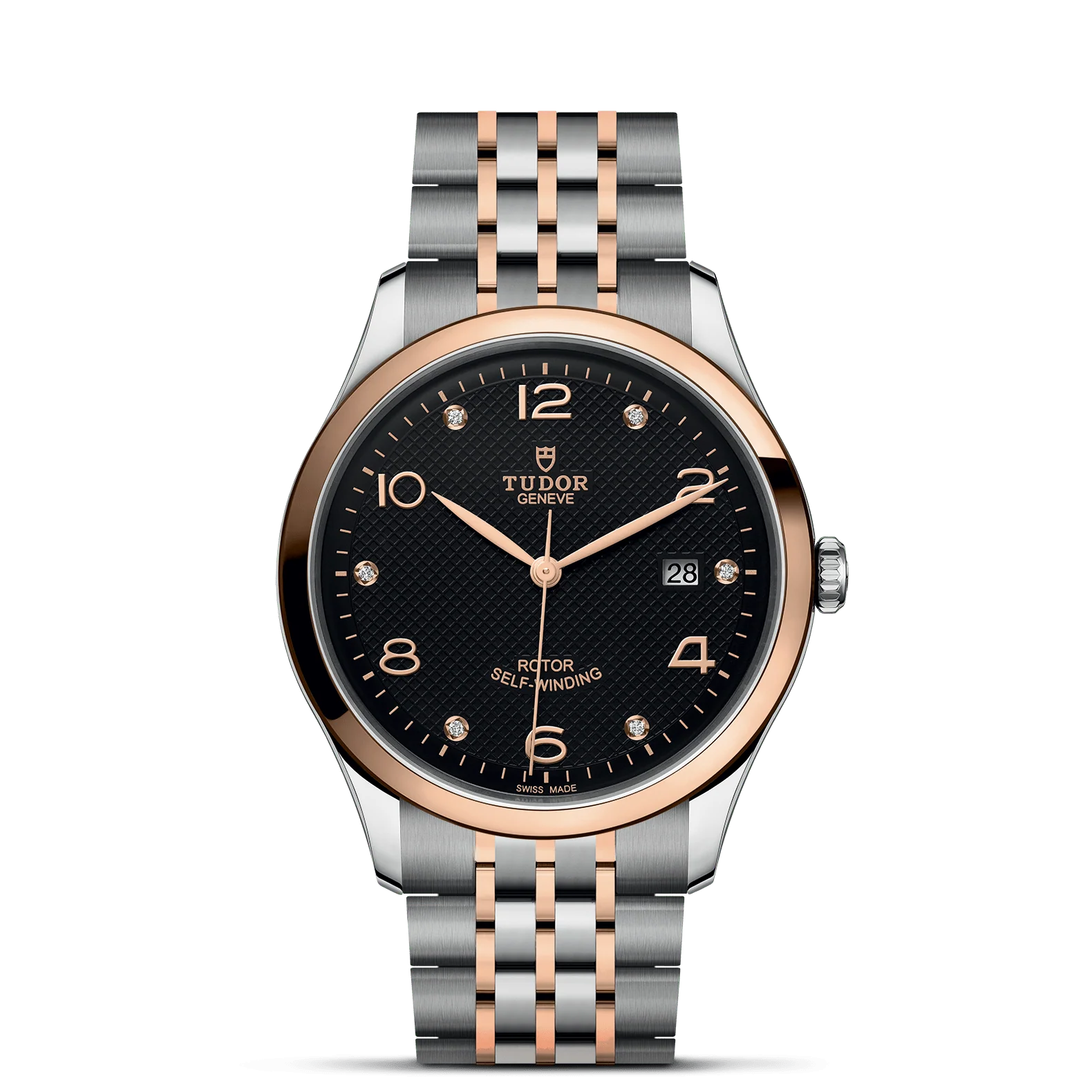 TUDOR 1926 41mm Black Diamond Dial, Two Tone Bracelet (M91651-0004)