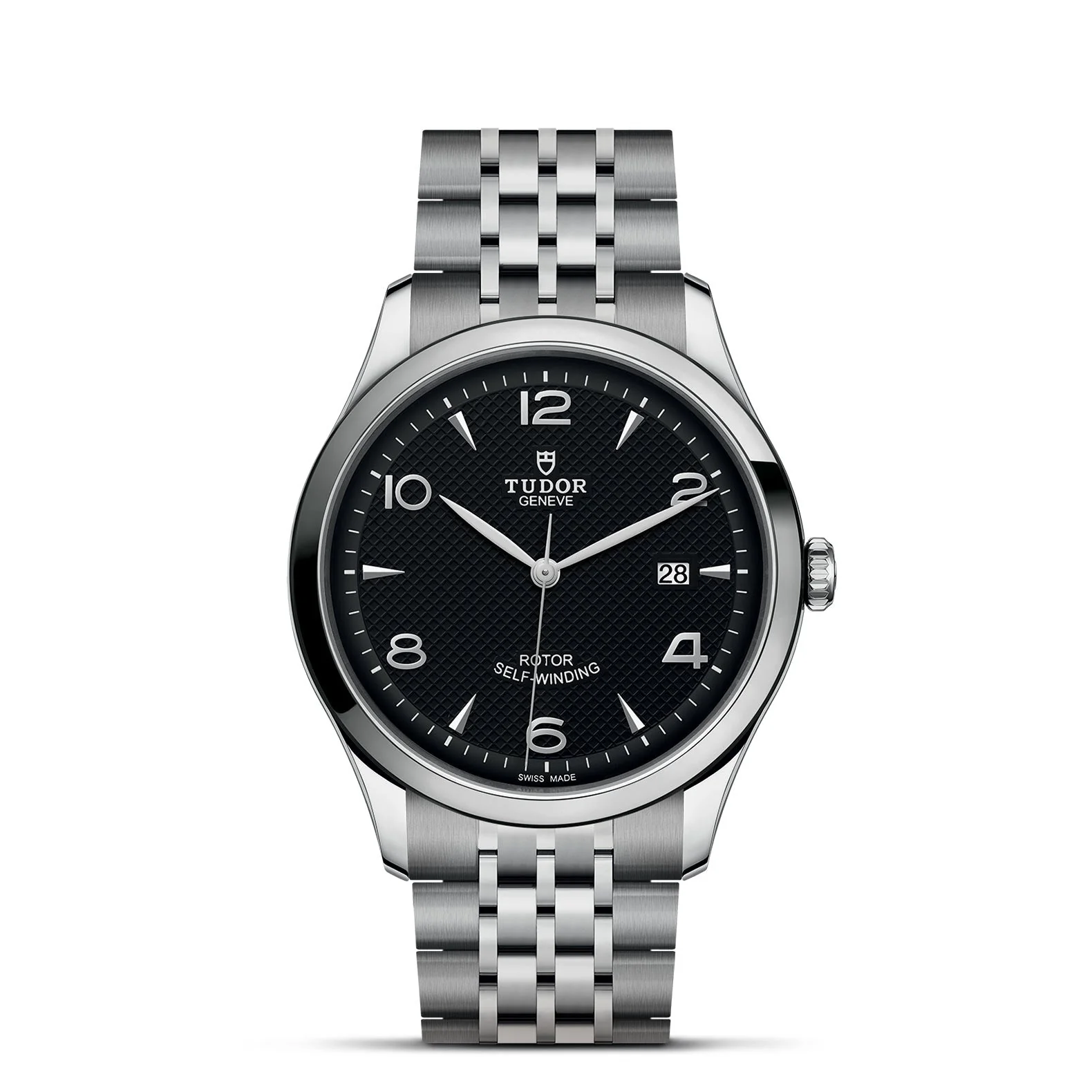 TUDOR 1926 41mm Case, Black Dial, Steel Bracelet (M91650-0002)