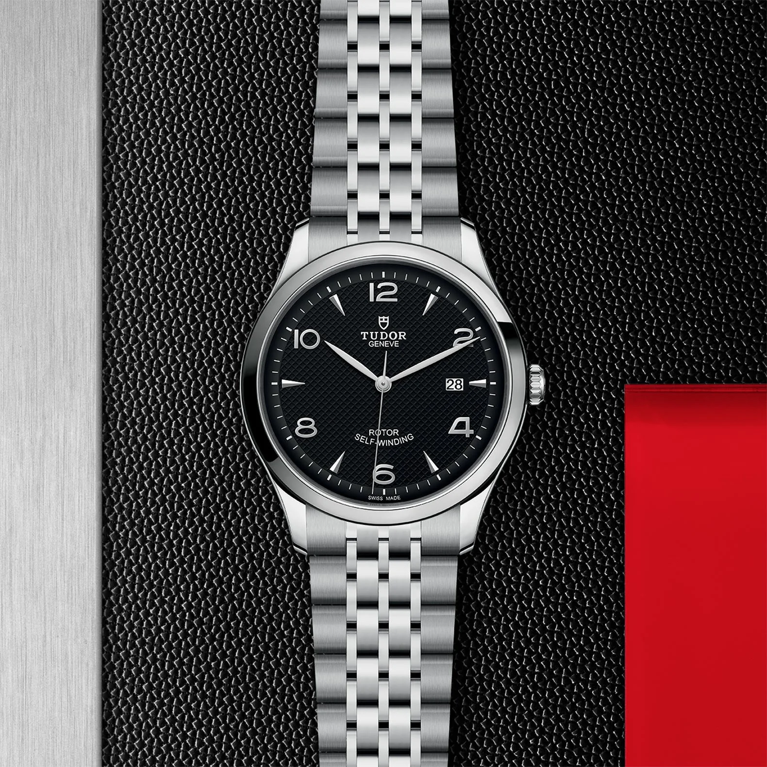 TUDOR 1926 41mm Case, Black Dial, Steel Bracelet (M91650-0002) - Image 3