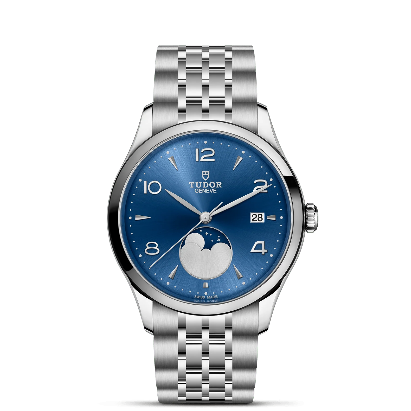 TUDOR 1926 Luna 39mm Blue Dial, Stainless Steel Bracelet (M91560-0002)