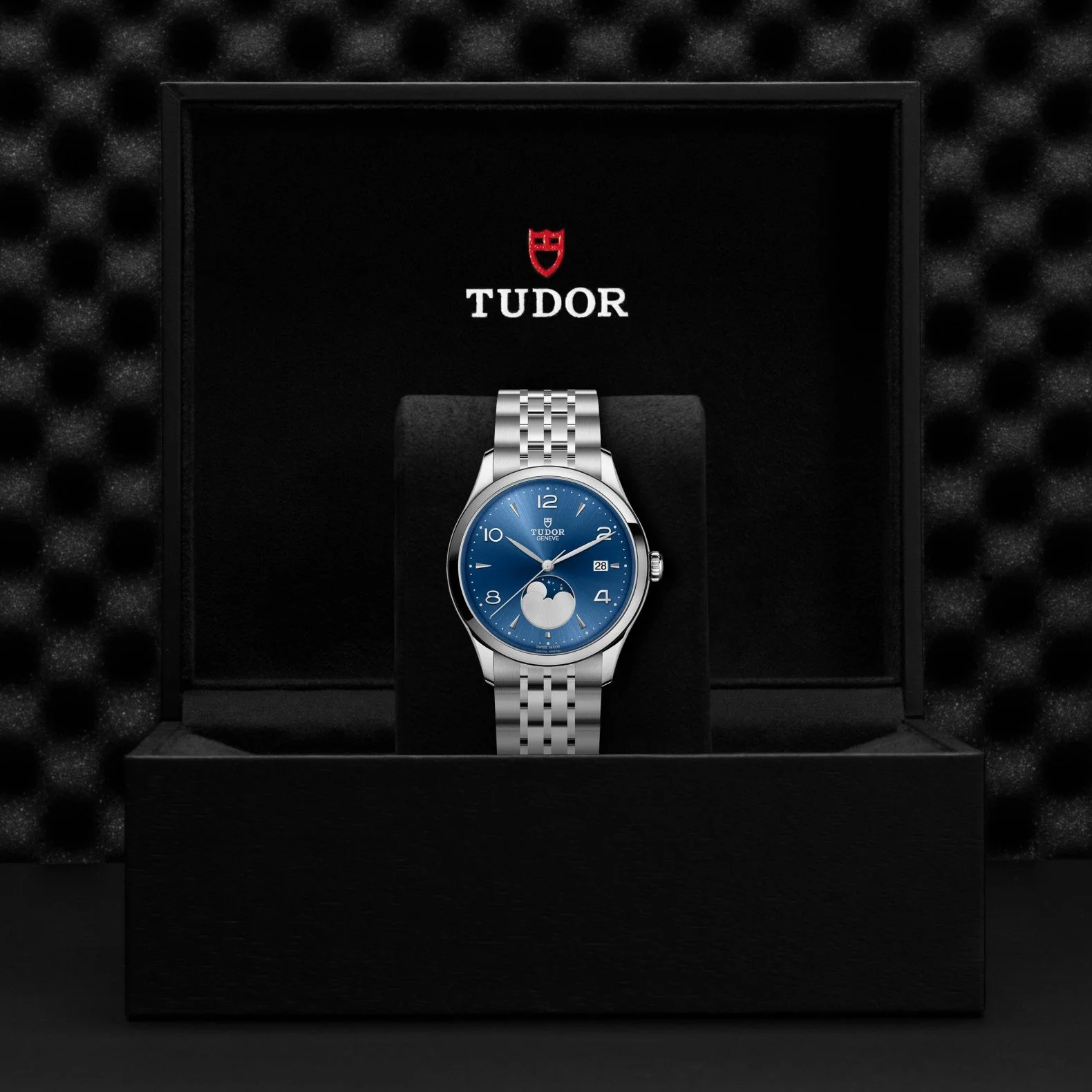 TUDOR 1926 Luna 39mm Blue Dial, Stainless Steel Bracelet (M91560-0002) - Image 4
