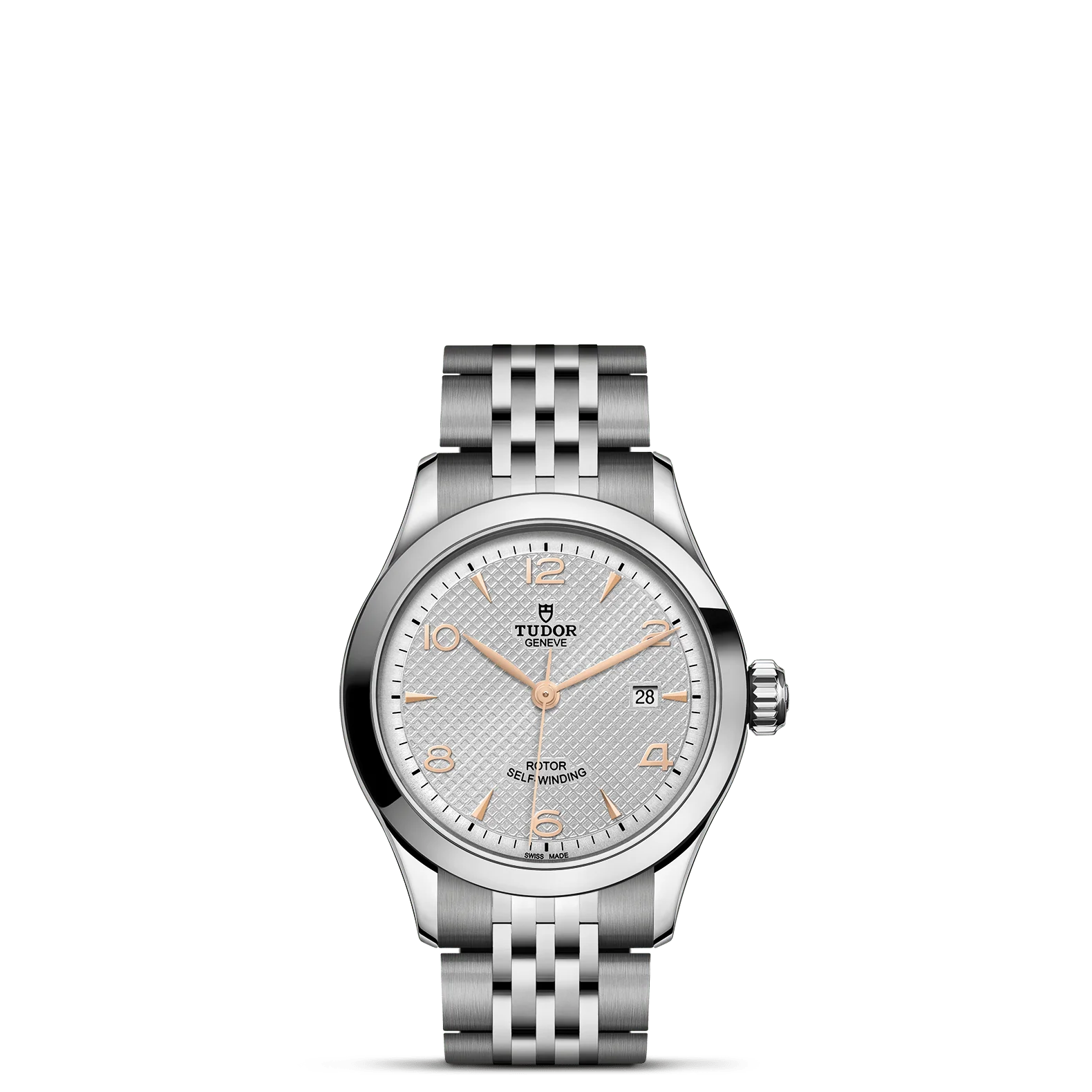 TUDOR 28mm 1926 Silver Dial, Stainless Steel Bracelet (M91350-0001)