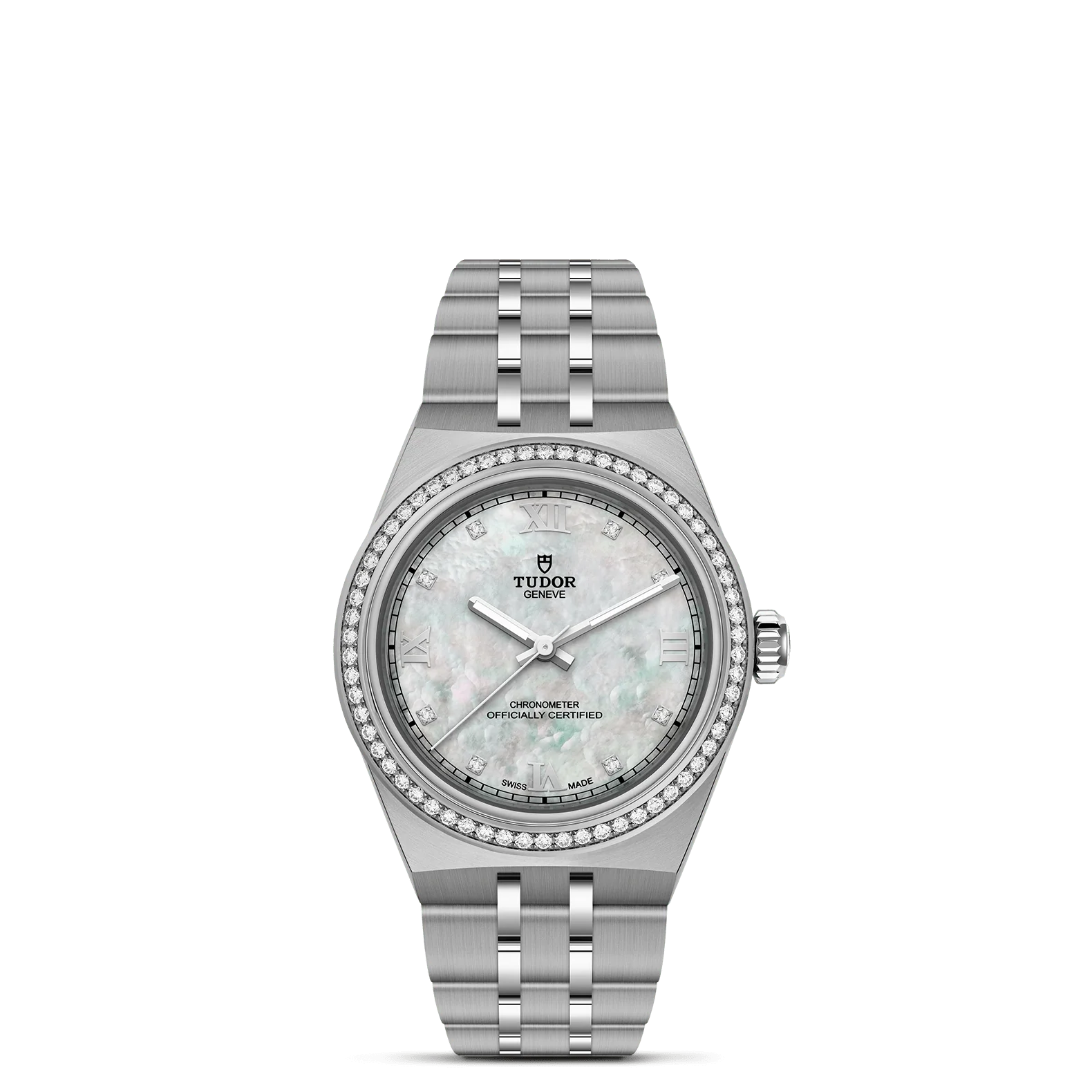 TUDOR 30mm TUDOR Royal Mother of Pearl Dial, Stainless Steel Bracelet (M2830A1S0-0001)