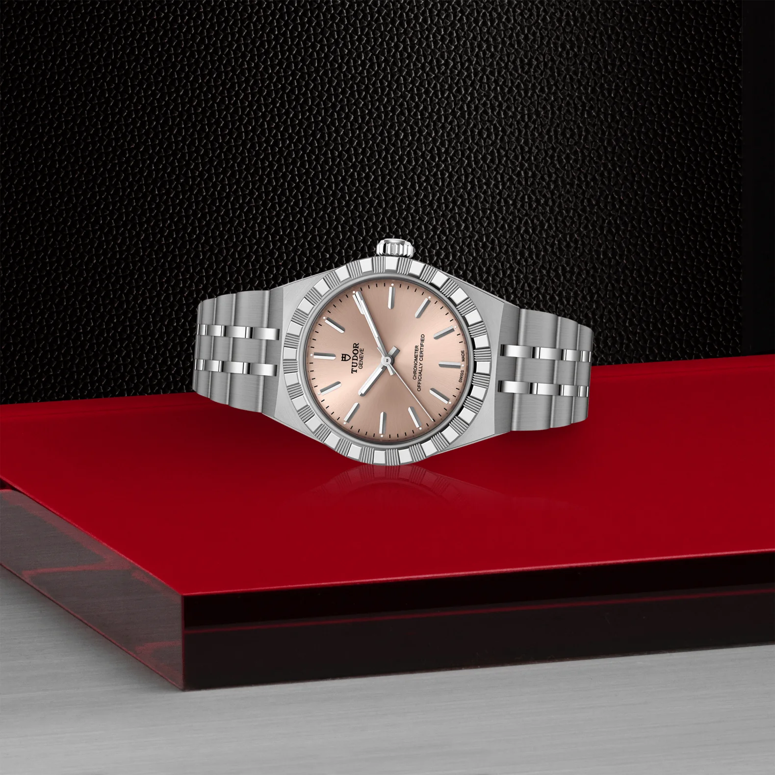 TUDOR 30mm TUDOR Royal Salmon Dial, Stainless Steel Bracelet (M2830A1A0-0003) - Image 3