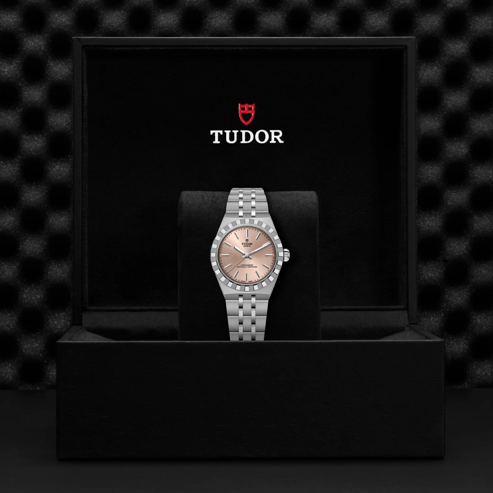 TUDOR 30mm TUDOR Royal Salmon Dial, Stainless Steel Bracelet (M2830A1A0-0003) - Image 4