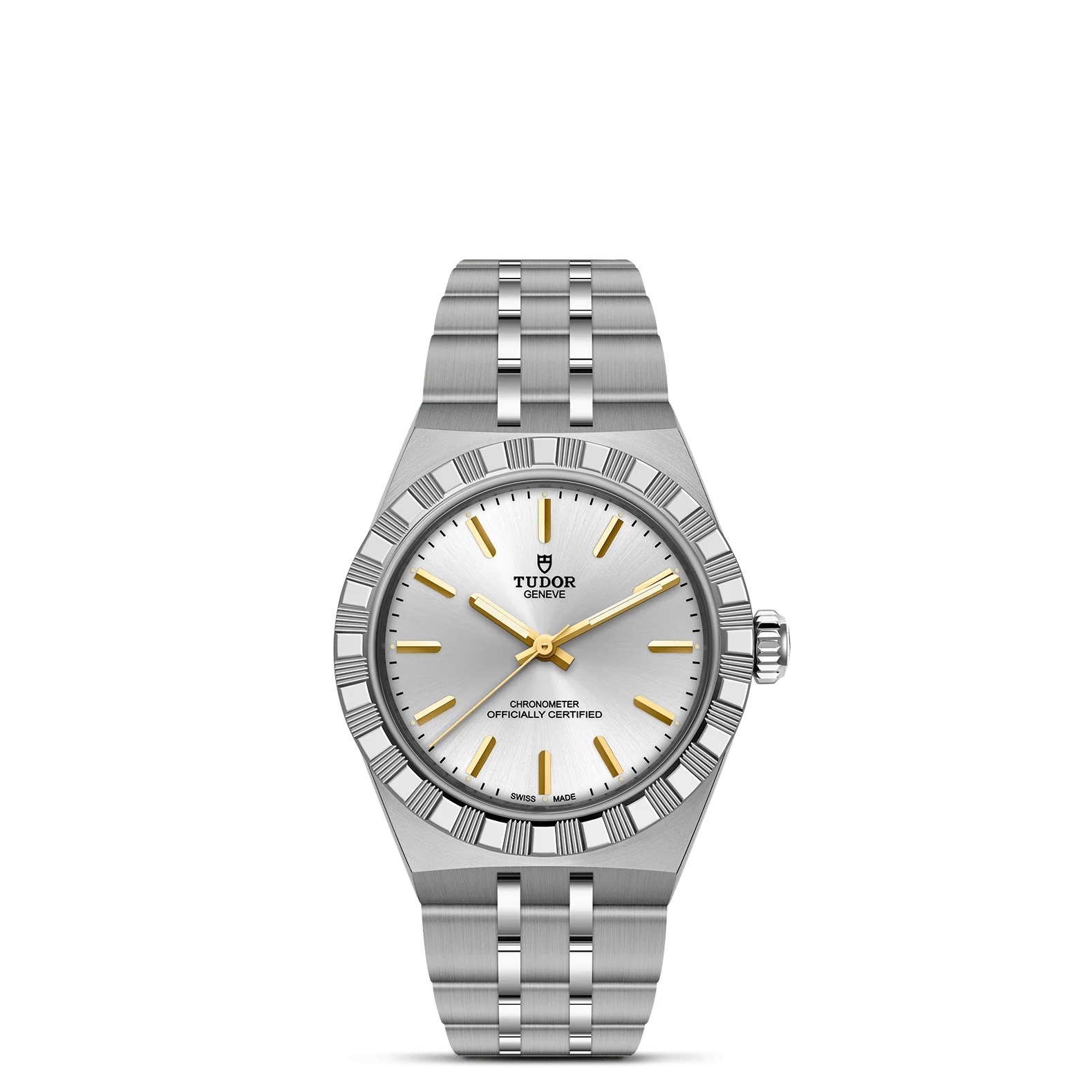 TUDOR 30mm TUDOR Royal Silver Dial, Stainless Steel Bracelet (M2830A1A0-0002)