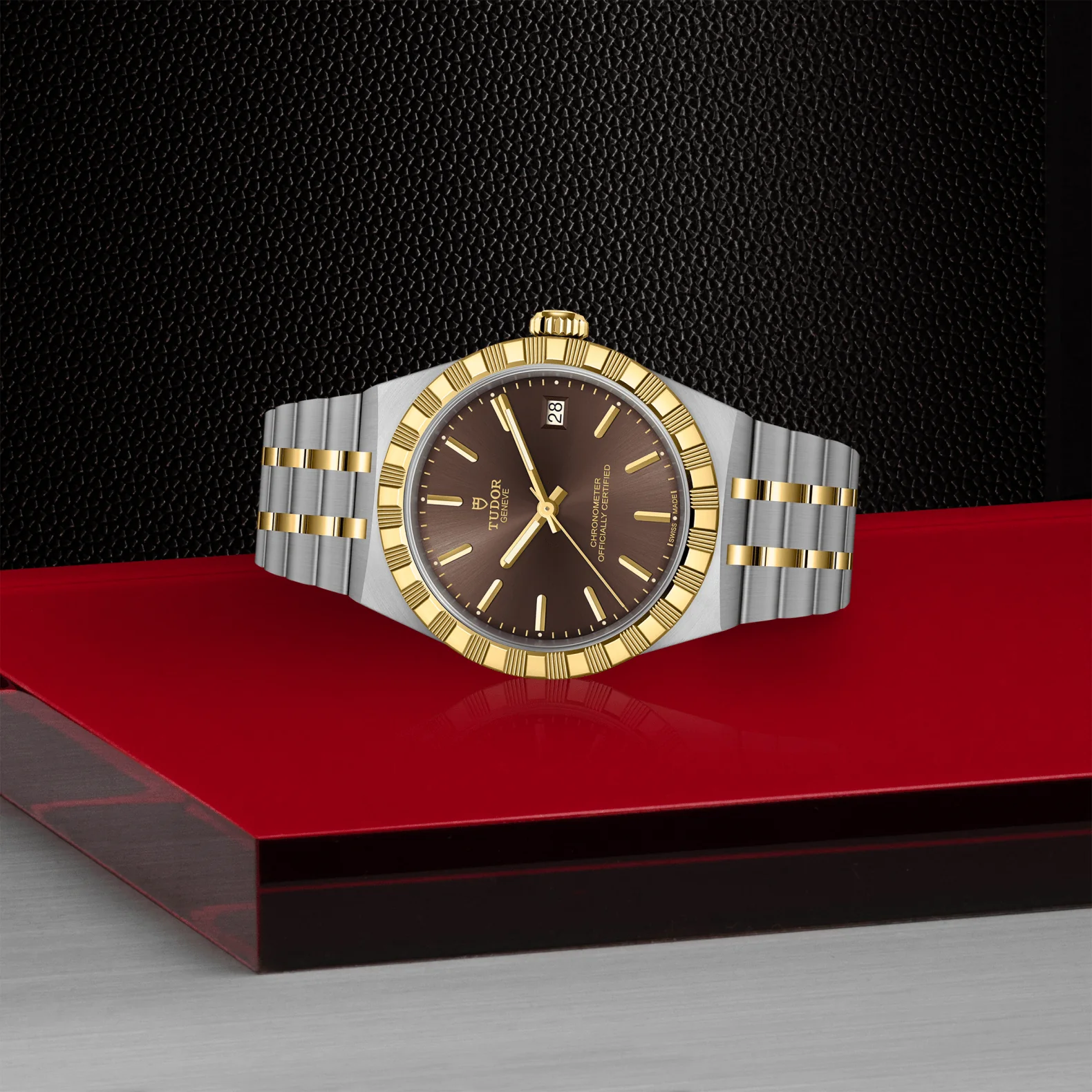 TUDOR 36mm TUDOR Royal Brown Dial, Gold and Stainless Steel Bracelet (M2836C1A3-0001) - Image 3