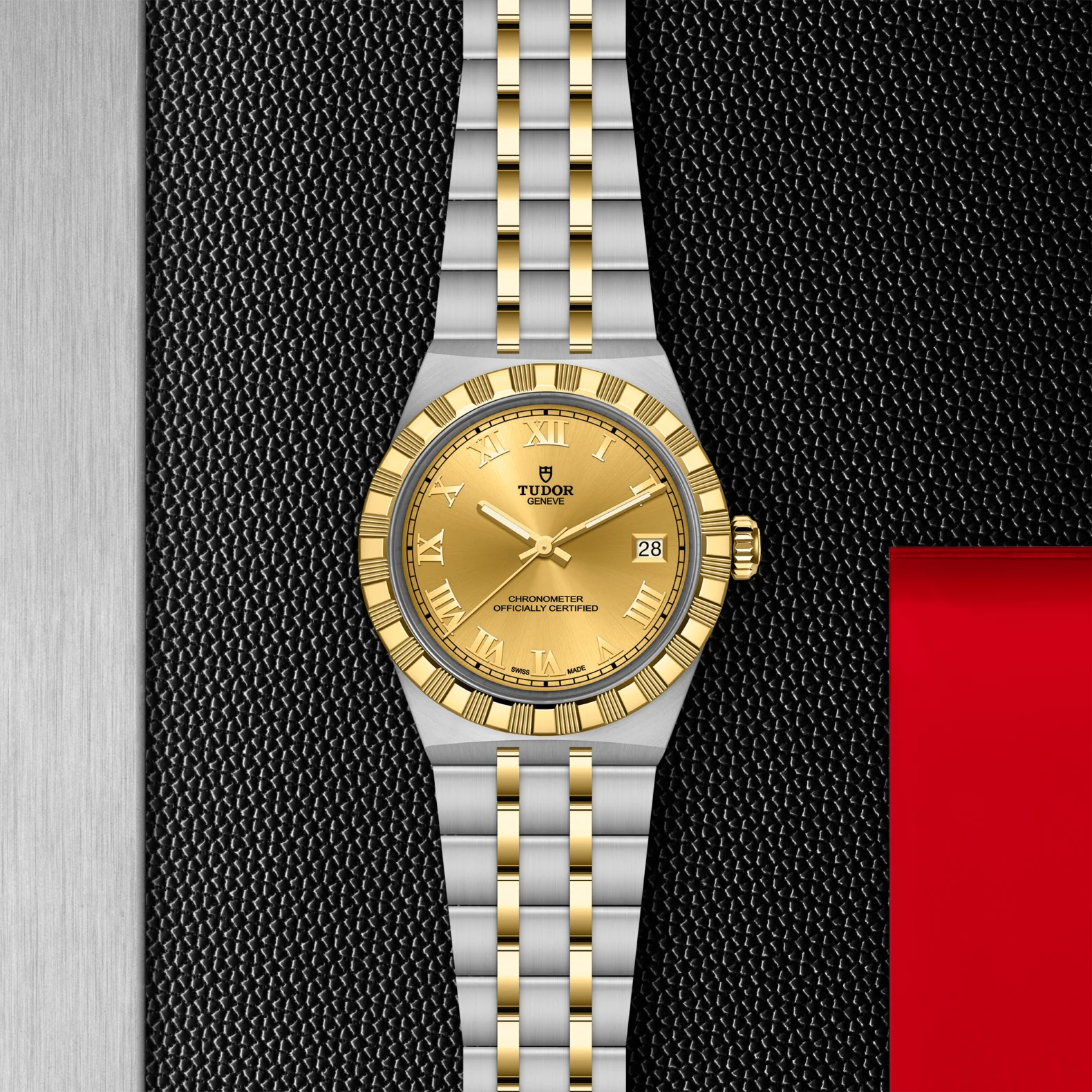 TUDOR 36mm TUDOR Royal Gold Dial, Gold and Steel Bracelet (M2836C1A3-0002) - Image 2