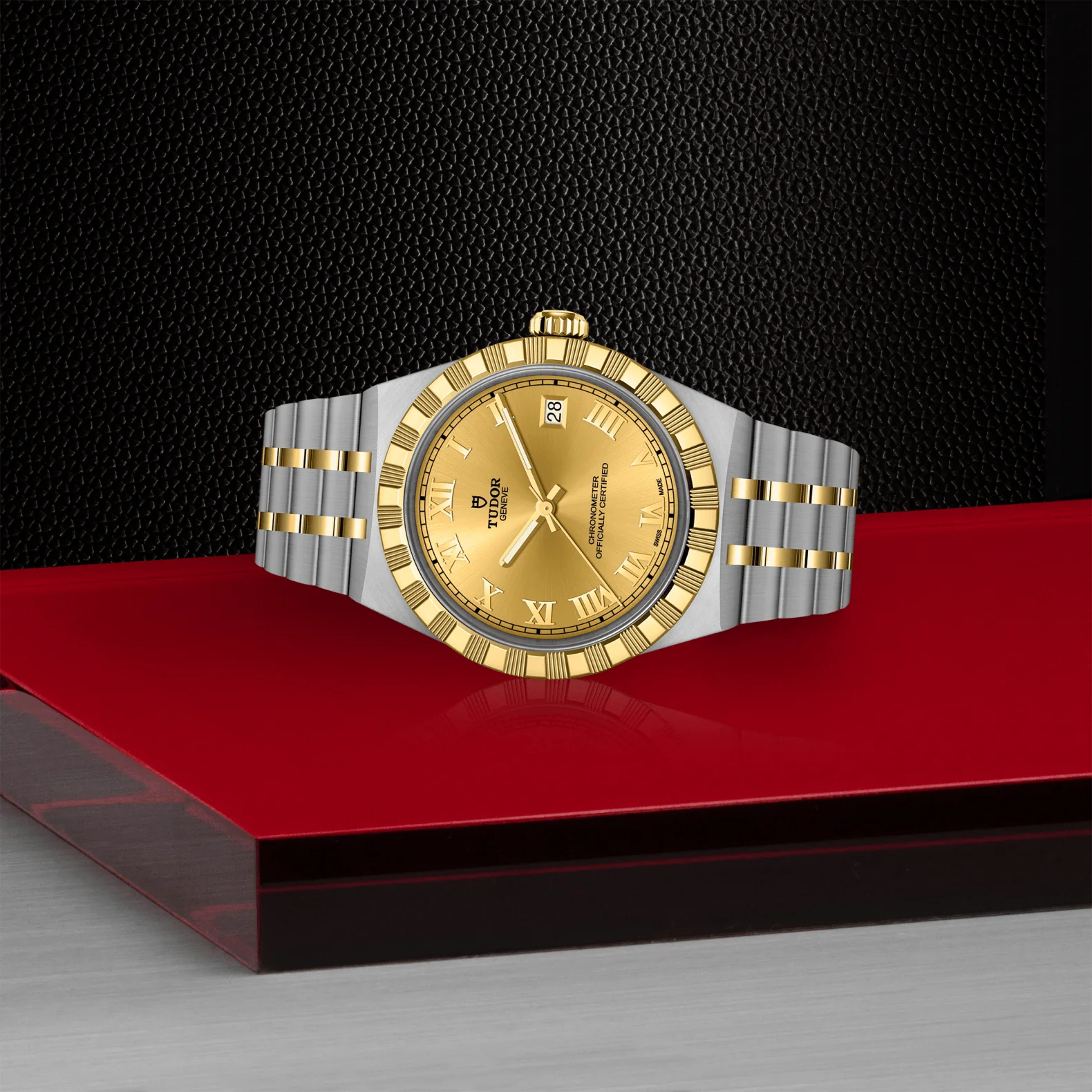 TUDOR 36mm TUDOR Royal Gold Dial, Gold and Steel Bracelet (M2836C1A3-0002) - Image 3