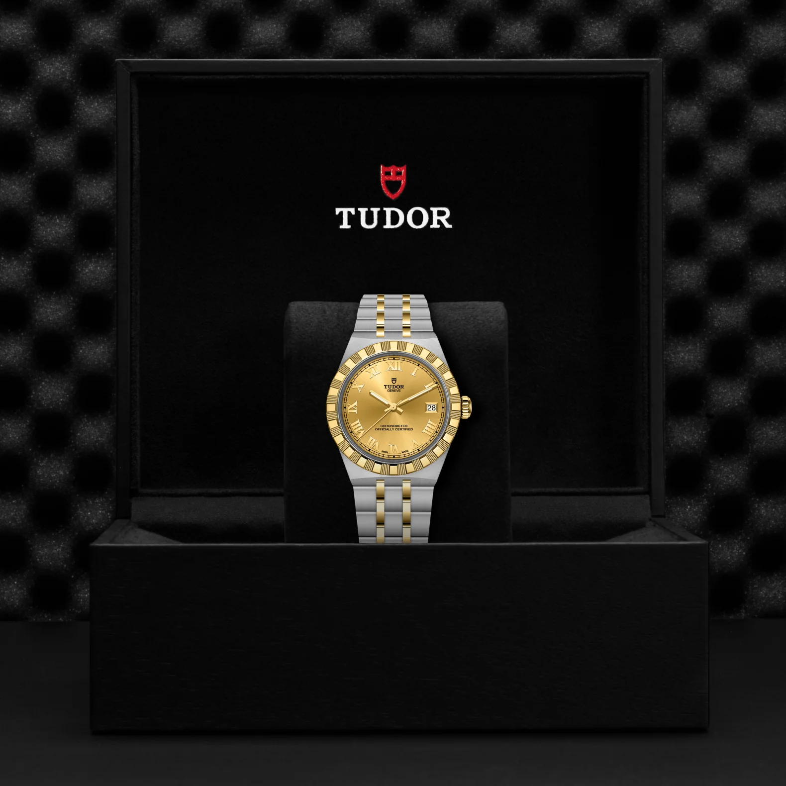 TUDOR 36mm TUDOR Royal Gold Dial, Gold and Steel Bracelet (M2836C1A3-0002) - Image 4