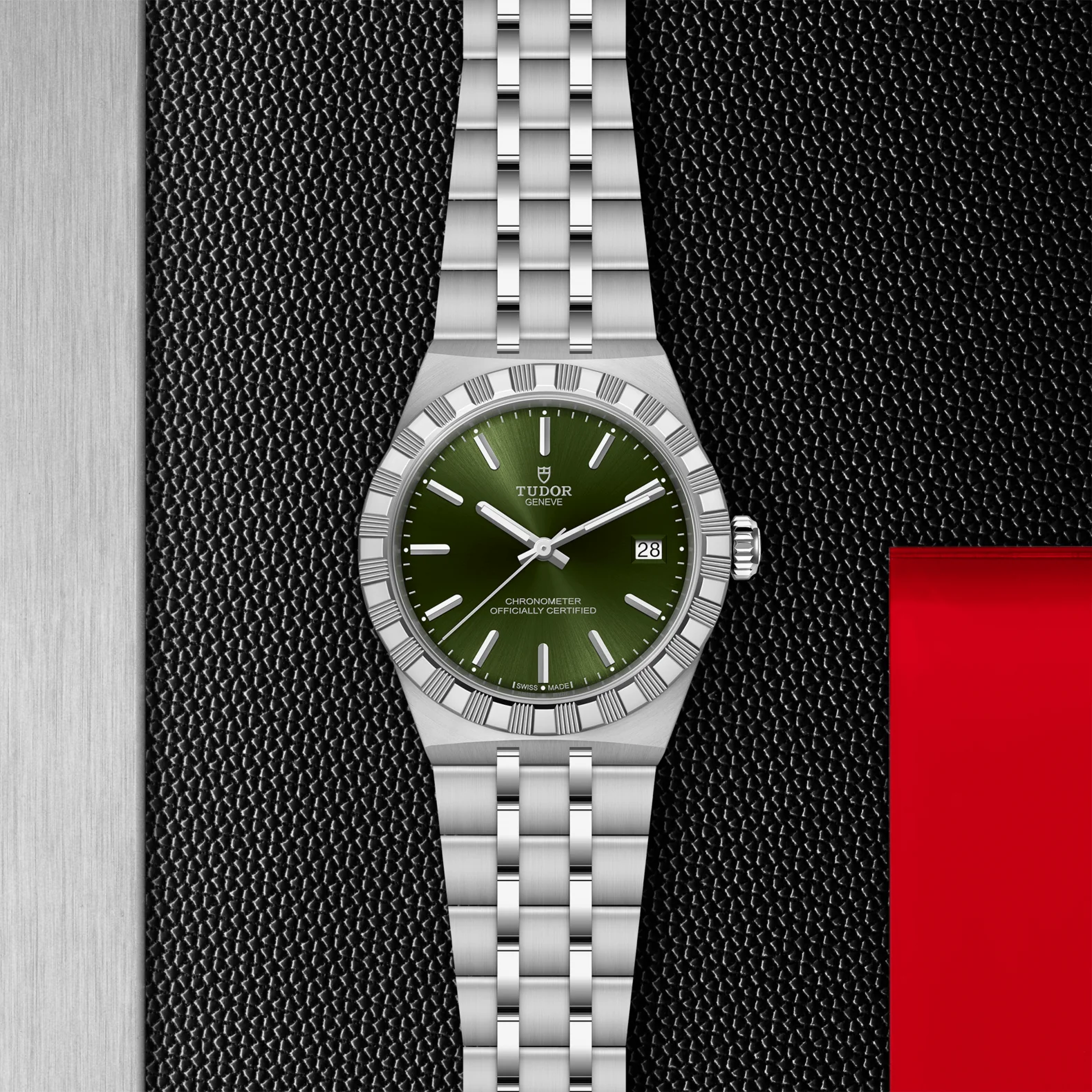 TUDOR 36mm TUDOR Royal Green Dial, Stainless Steel Bracelet (M2836C1A0-0103) - Image 2