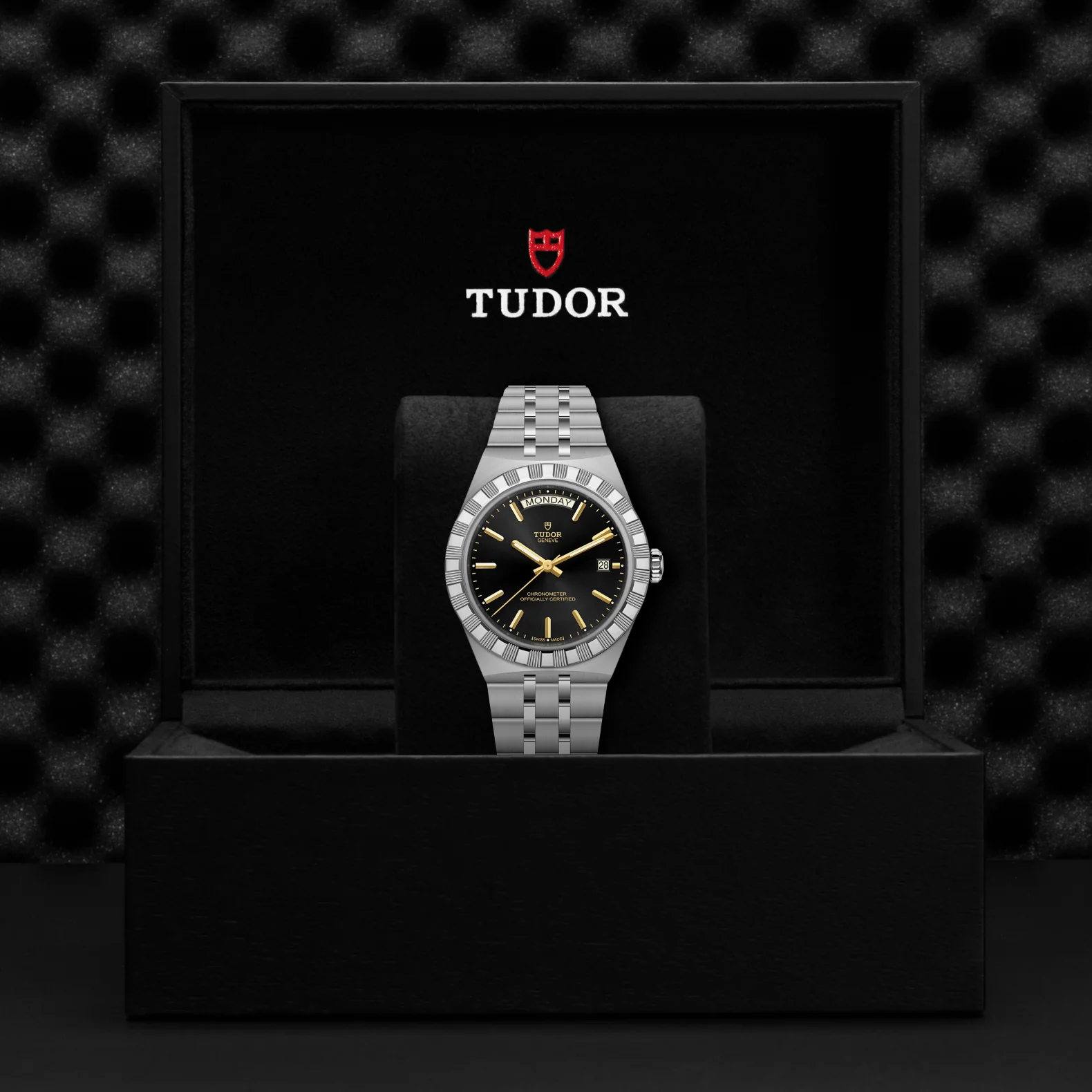 TUDOR 40mm TUDOR Royal Black Dial, Stainless Steel Bracelet (M2840D1A0-0001) - Image 4