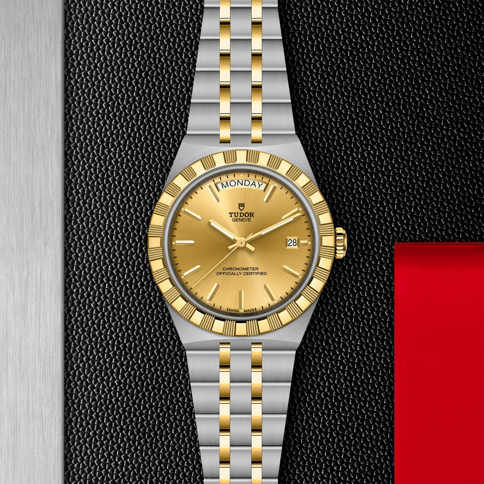 TUDOR 40mm TUDOR Royal Gold Dial, Steel and Yellow Gold Bracelet (M2840D1A3-0002) - Image 2