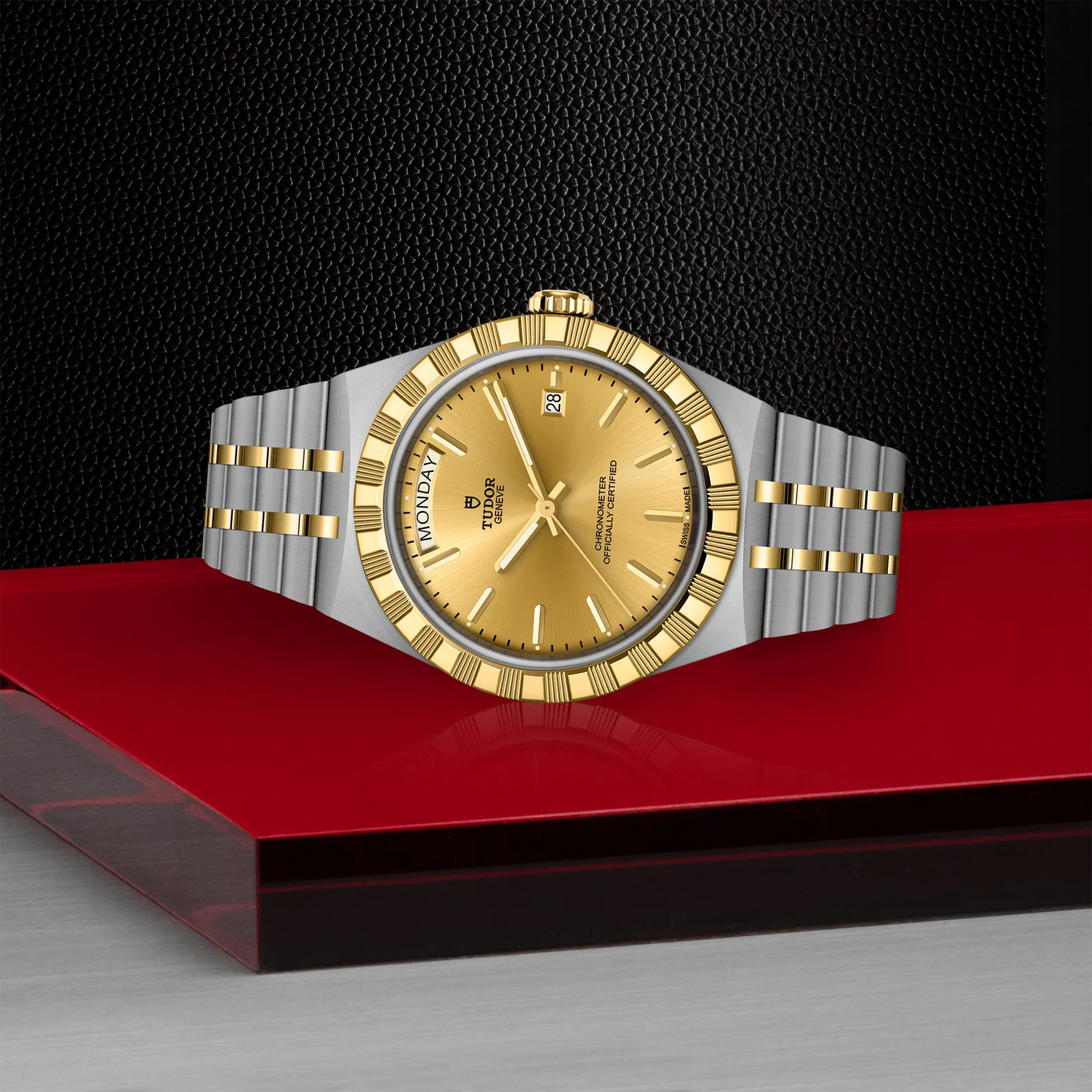 TUDOR 40mm TUDOR Royal Gold Dial, Steel and Yellow Gold Bracelet (M2840D1A3-0002) - Image 3