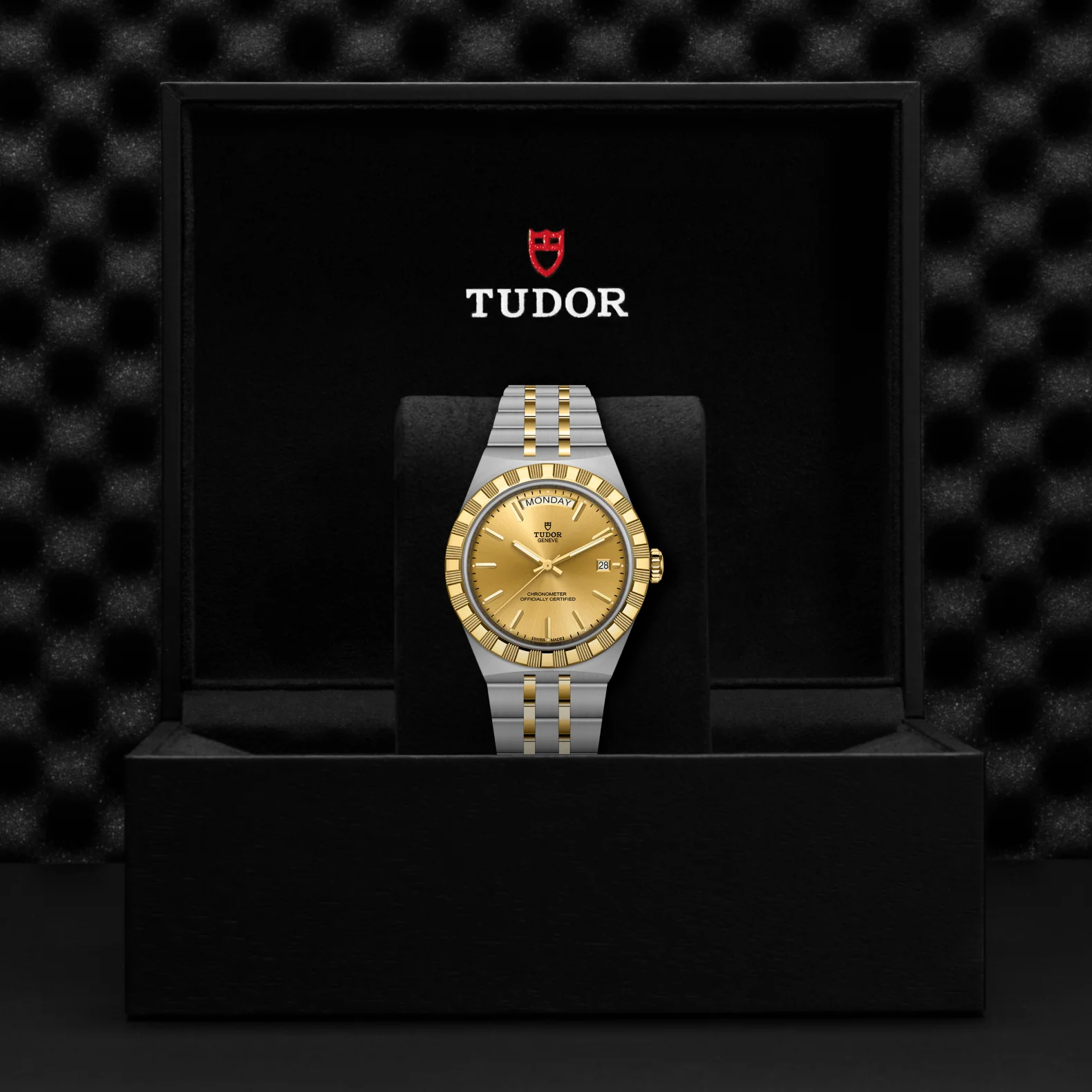 TUDOR 40mm TUDOR Royal Gold Dial, Steel and Yellow Gold Bracelet (M2840D1A3-0002) - Image 4
