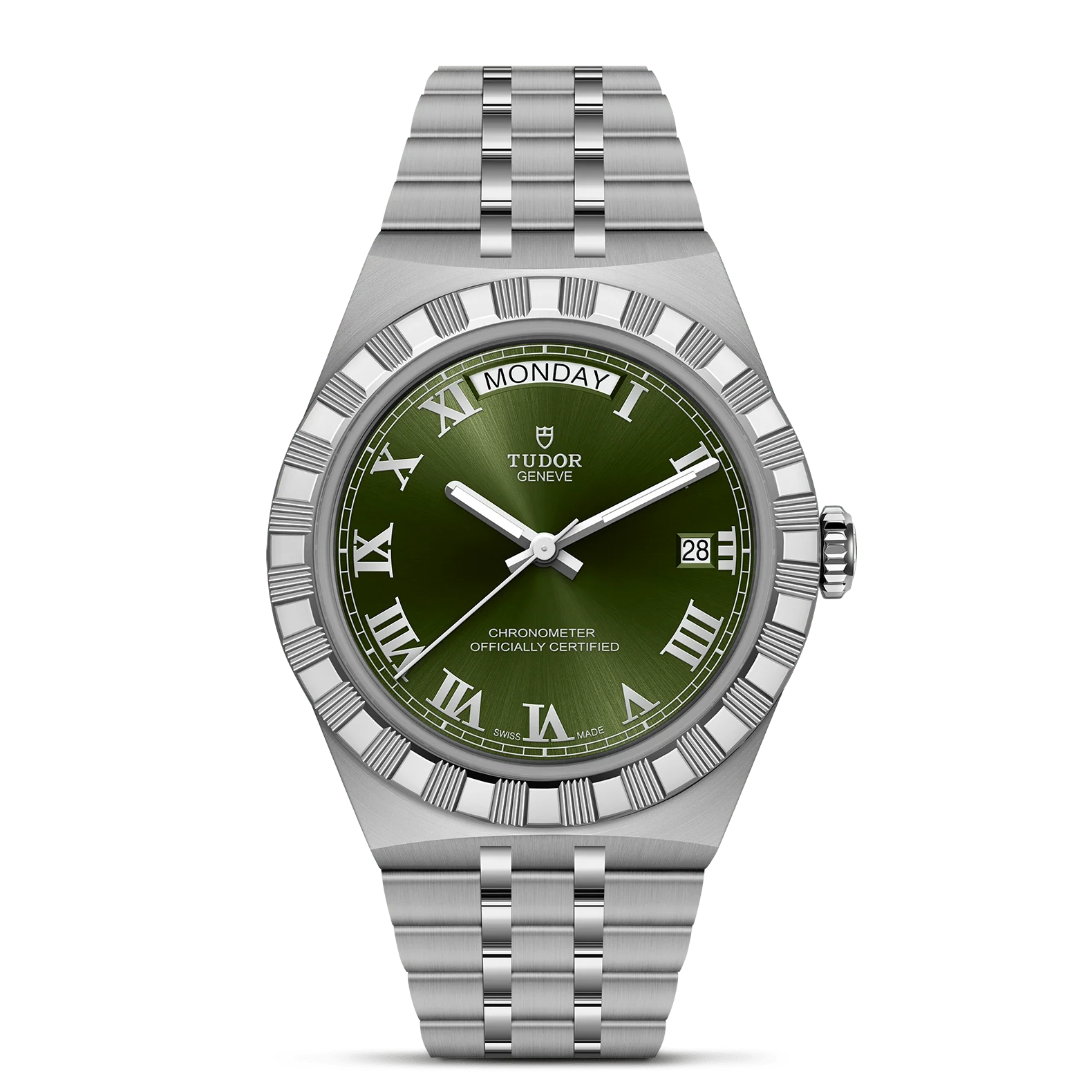 TUDOR 40mm TUDOR Royal Green Dial, Stainless Steel Bracelet (M2840D1A0-0003)