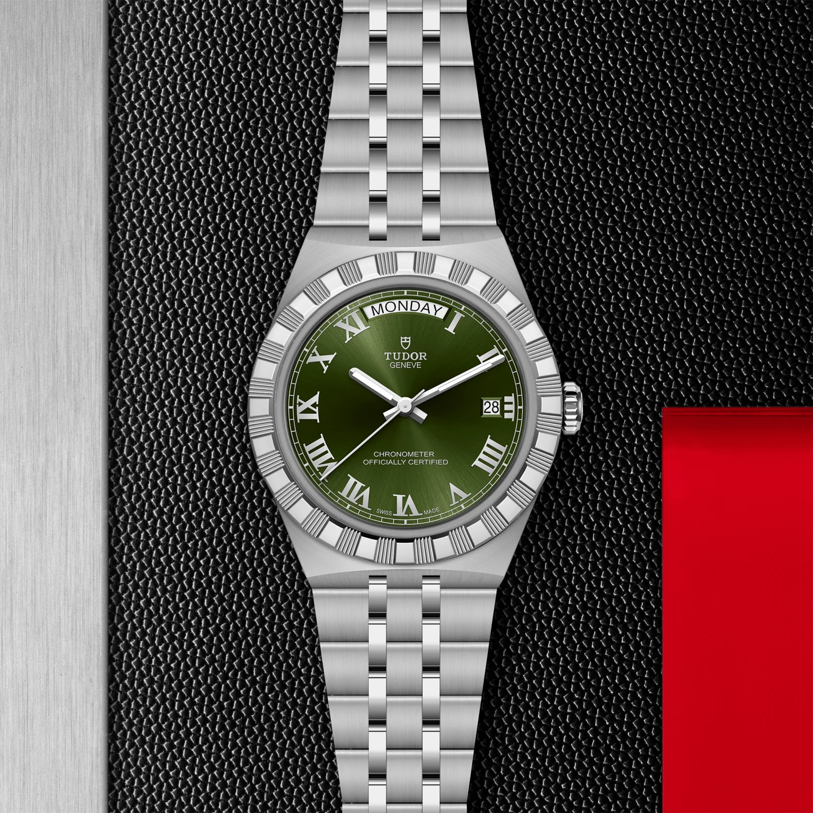 TUDOR 40mm TUDOR Royal Green Dial, Stainless Steel Bracelet (M2840D1A0-0003) - Image 2