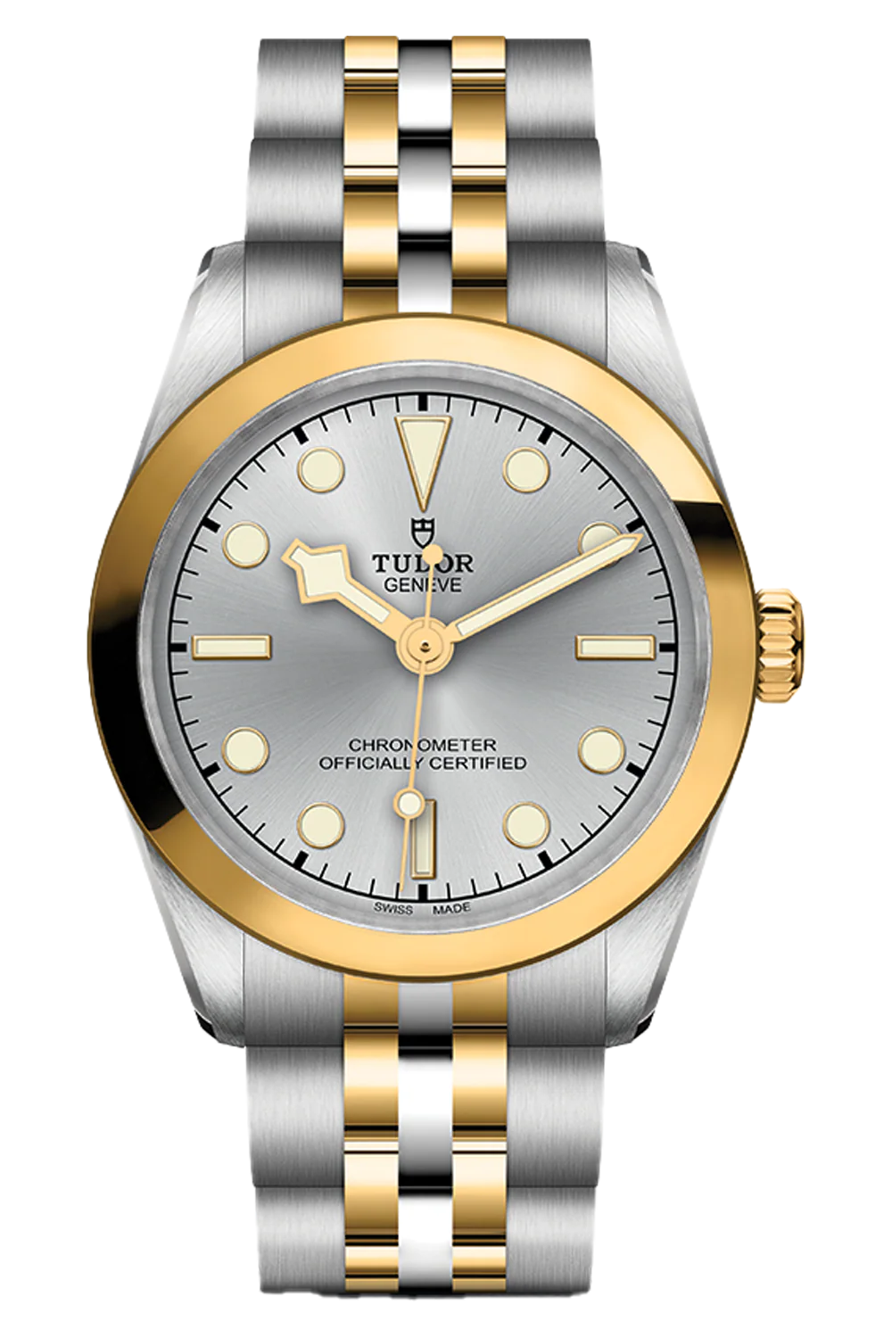 TUDOR Black Bay 31 S&G Silver Dial, Yellow Gold Bezel, Stainless Steel Bracelet (M79603-0002) - Image 2