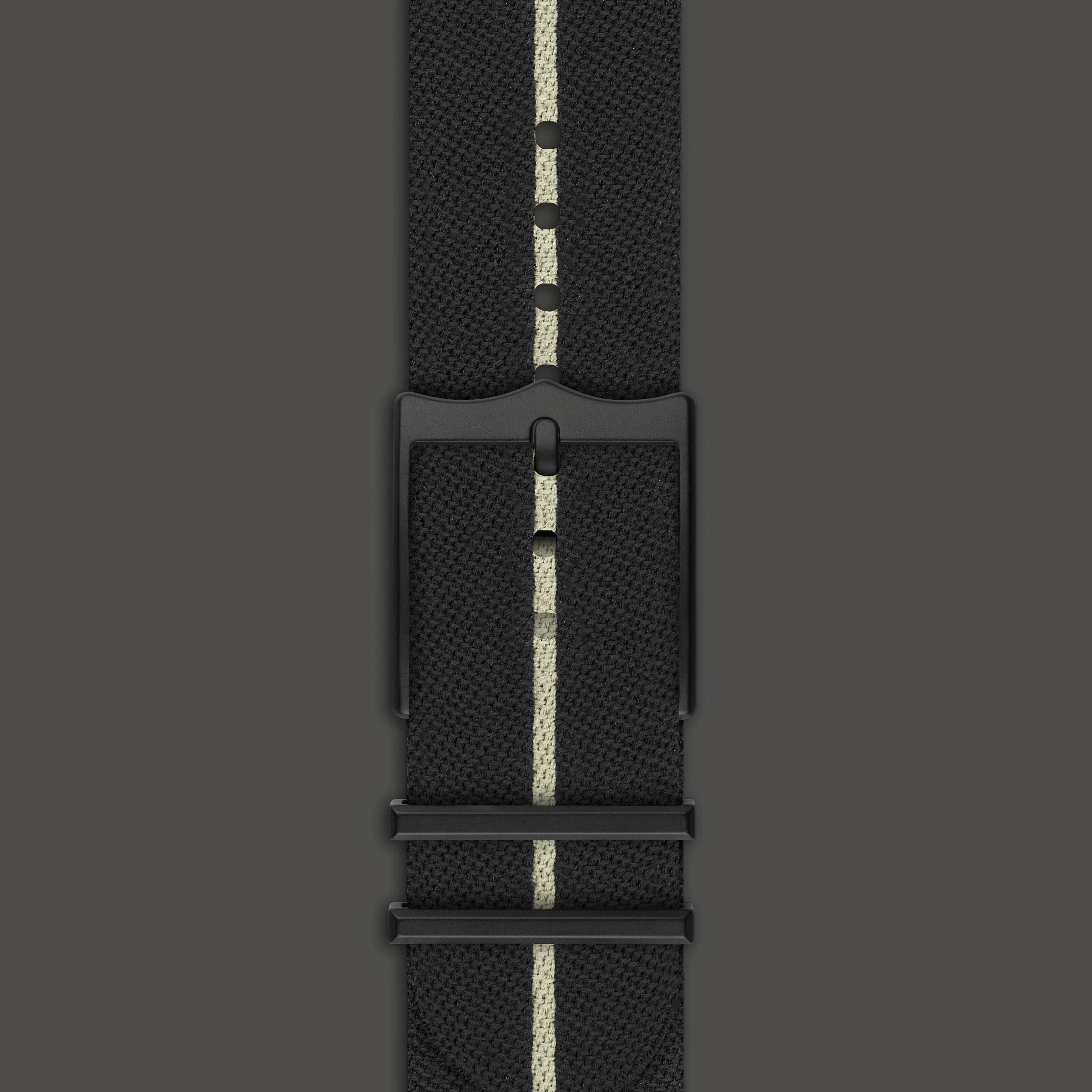 TUDOR Black Bay 41mm Ceramic Case, Black Dial, Hybrid Leather and Rubber Strap (M79210CNU-0001) - Image 7