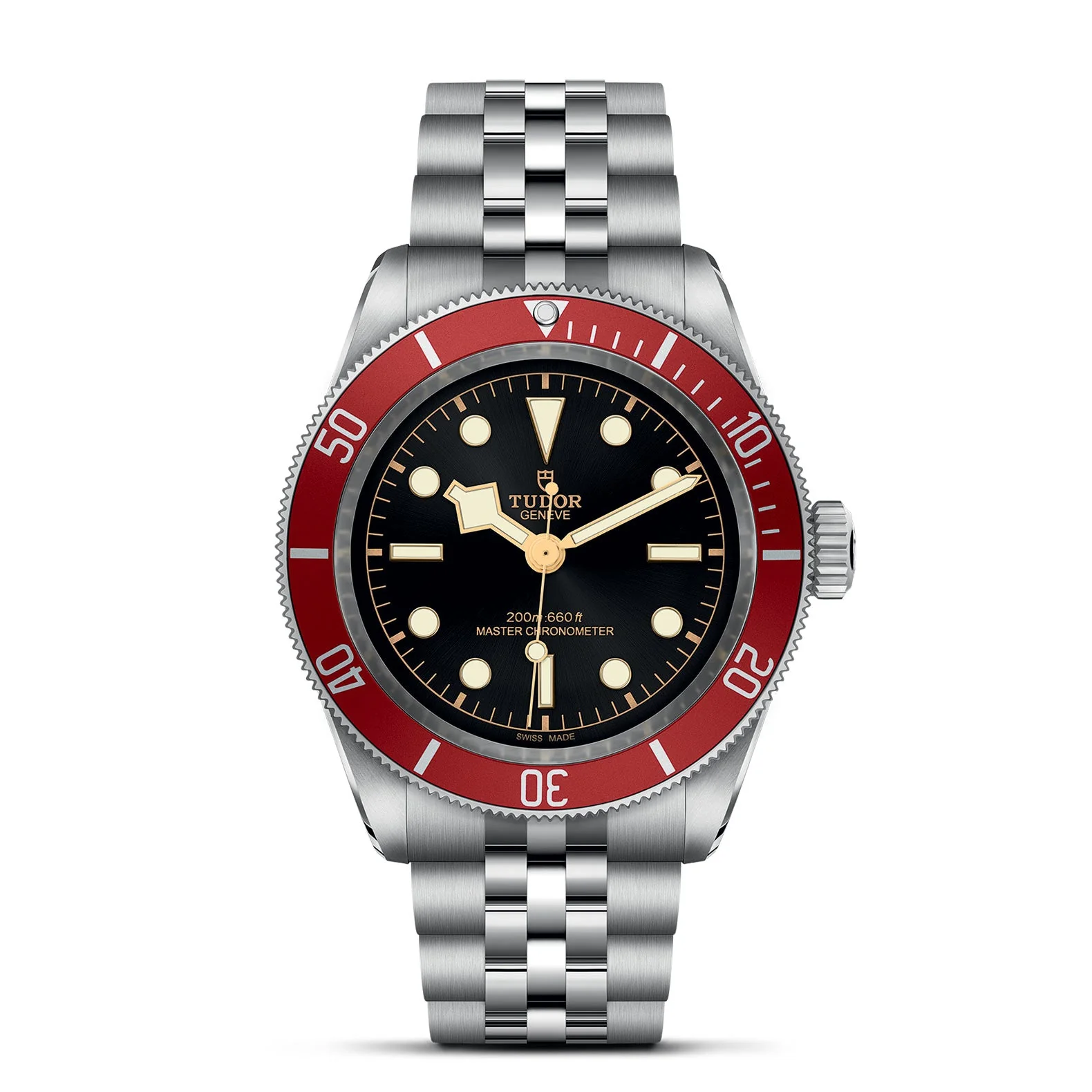 TUDOR Black Bay 41mm Case, Black Dial, Steel Bracelet (M7941A1A0RU-0003)