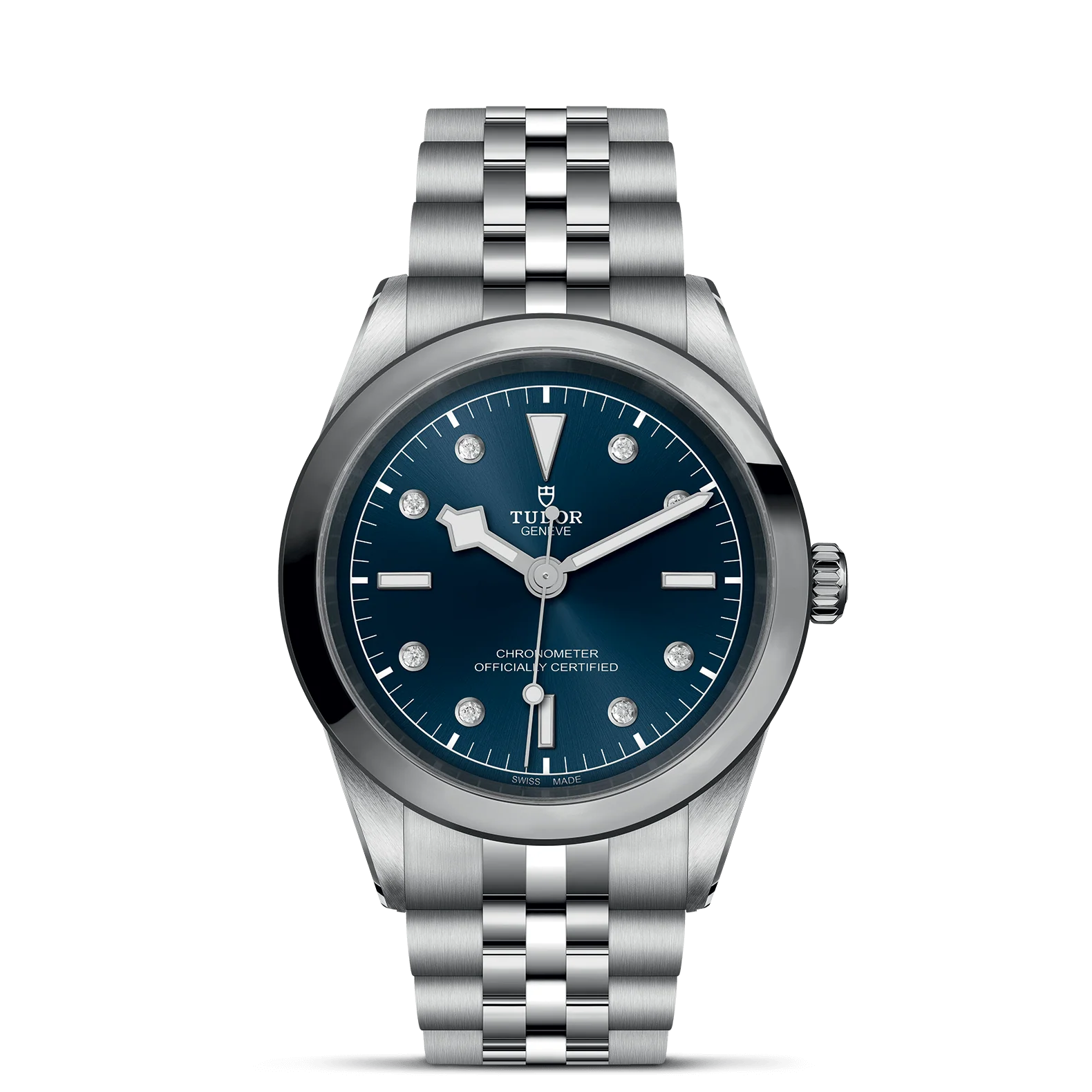 TUDOR Black Bay 41mm Case, Blue Diamond Dial, Steel Strap (M79680-0005)