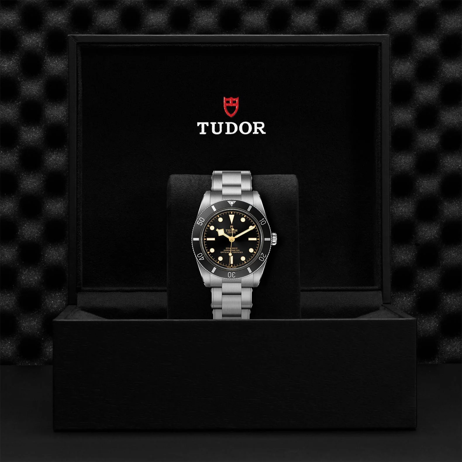 TUDOR Black Bay 54 37mm Case, Black Dial, Steel Bracelet (M79000N-0001) - Image 2