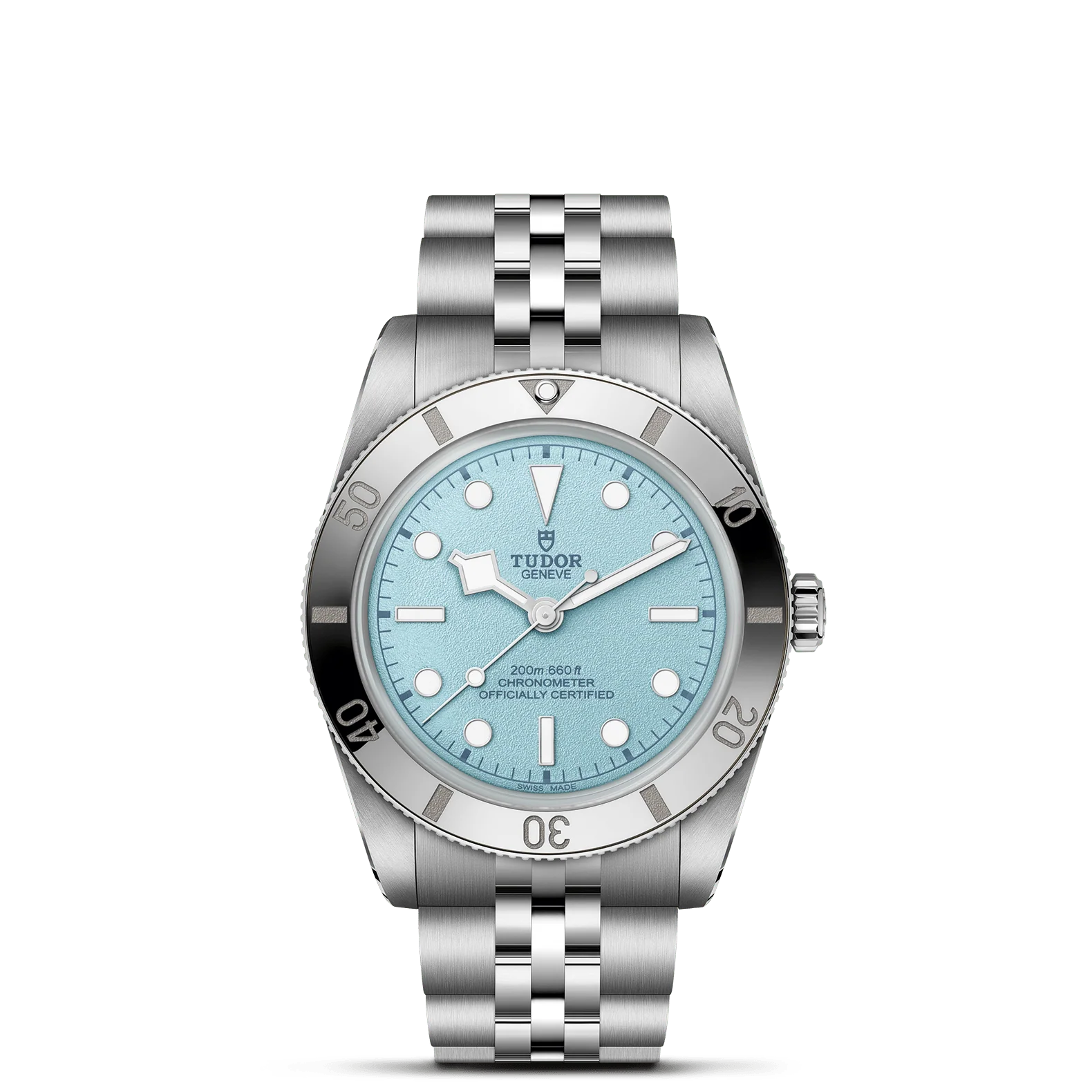 TUDOR 37mm Black Bay 54, Blue Lagoon, Steel Bracelet (M79000-0001)