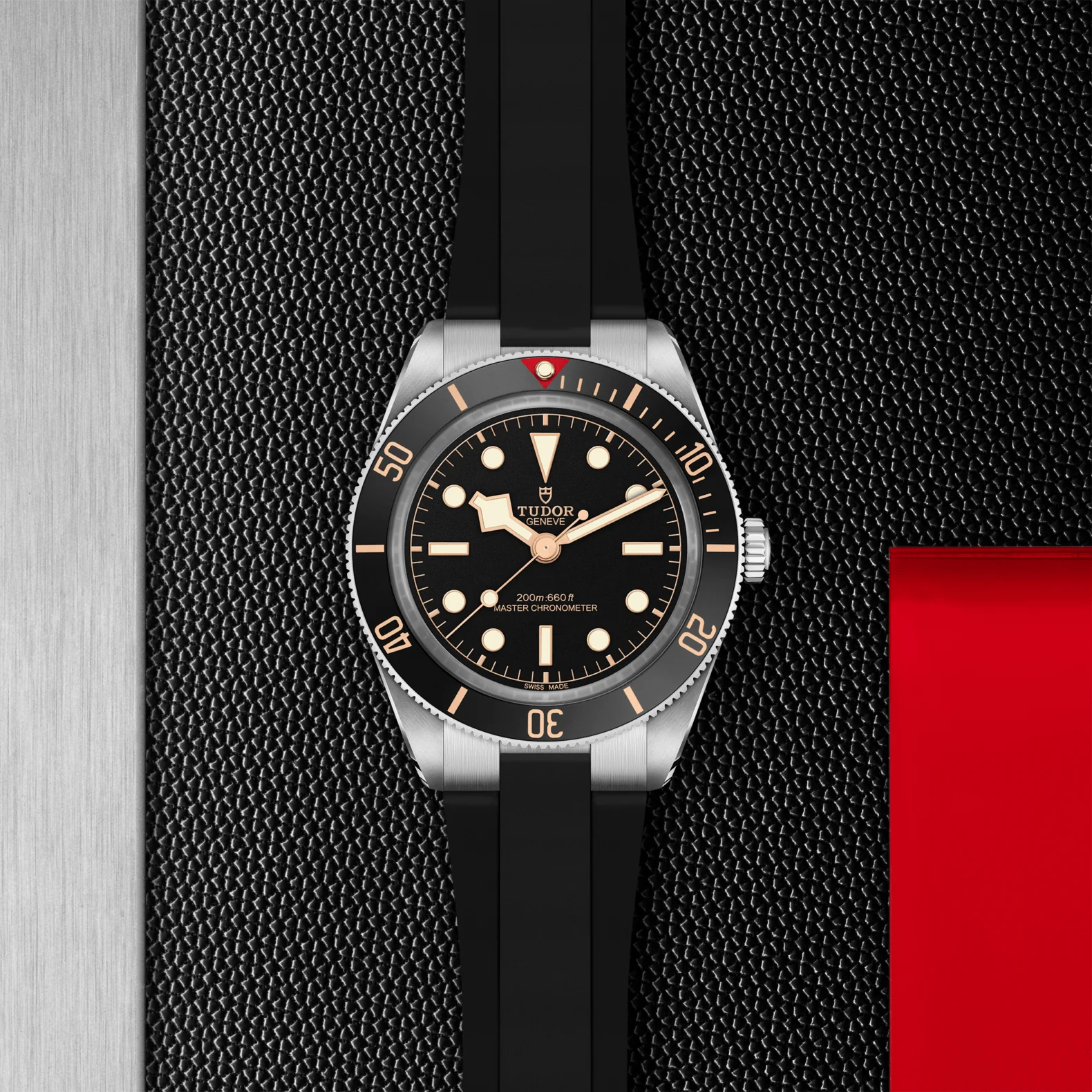 TUDOR Black Bay 58 39mm Black Dial, Rubber Bracelet (M7939A1A0NU-0003) - Image 2