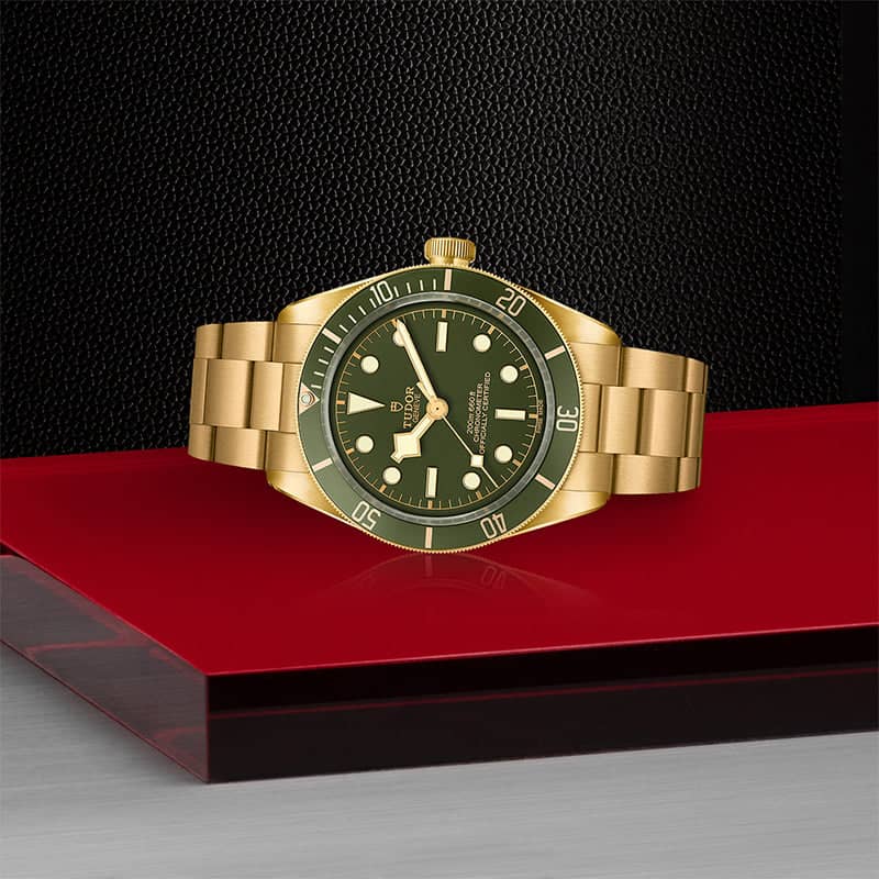 TUDOR Black Bay 58 39mm Green Dial, 18K Yellow Gold Bracelet (M79018V-0006) - Image 3