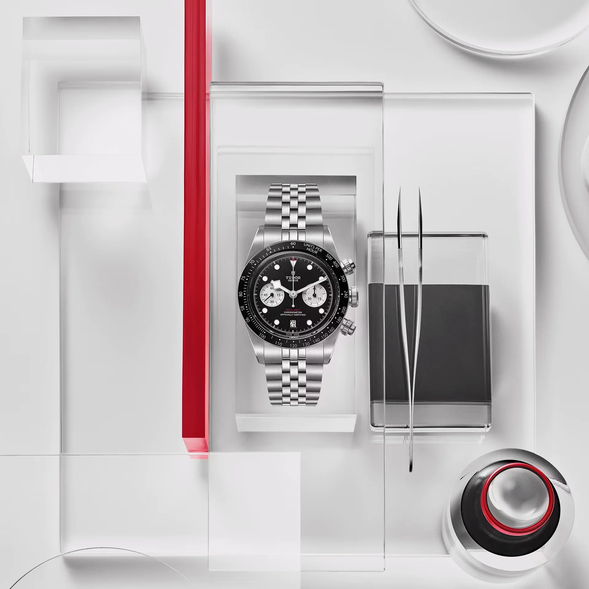 TUDOR Black Bay Chrono, Black Dial, Steel Bracelet (M79360N-0013) - Image 4