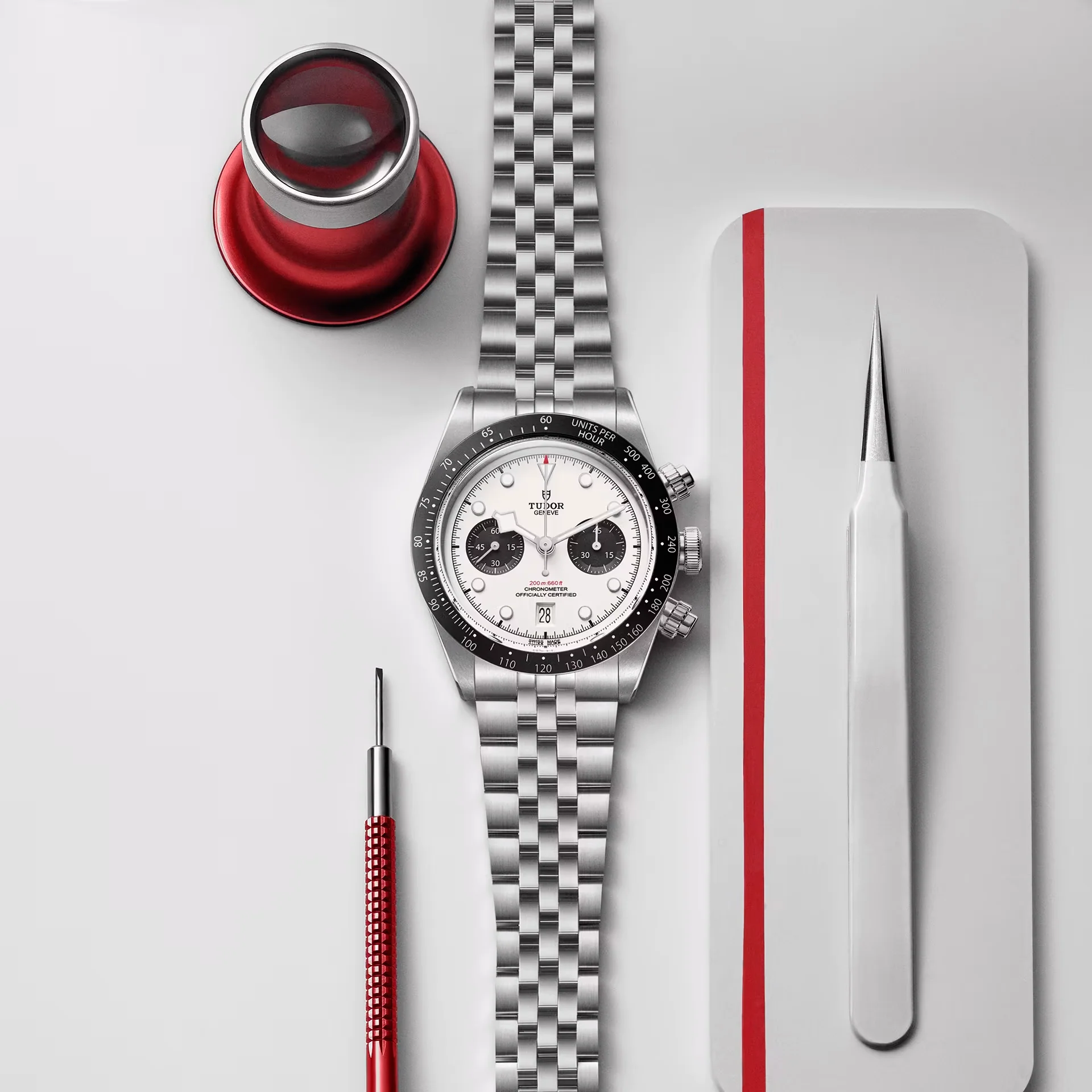 TUDOR Black Bay Chrono, Opaline Dial, Steel Bracelet (M79360N-0014) - Image 4