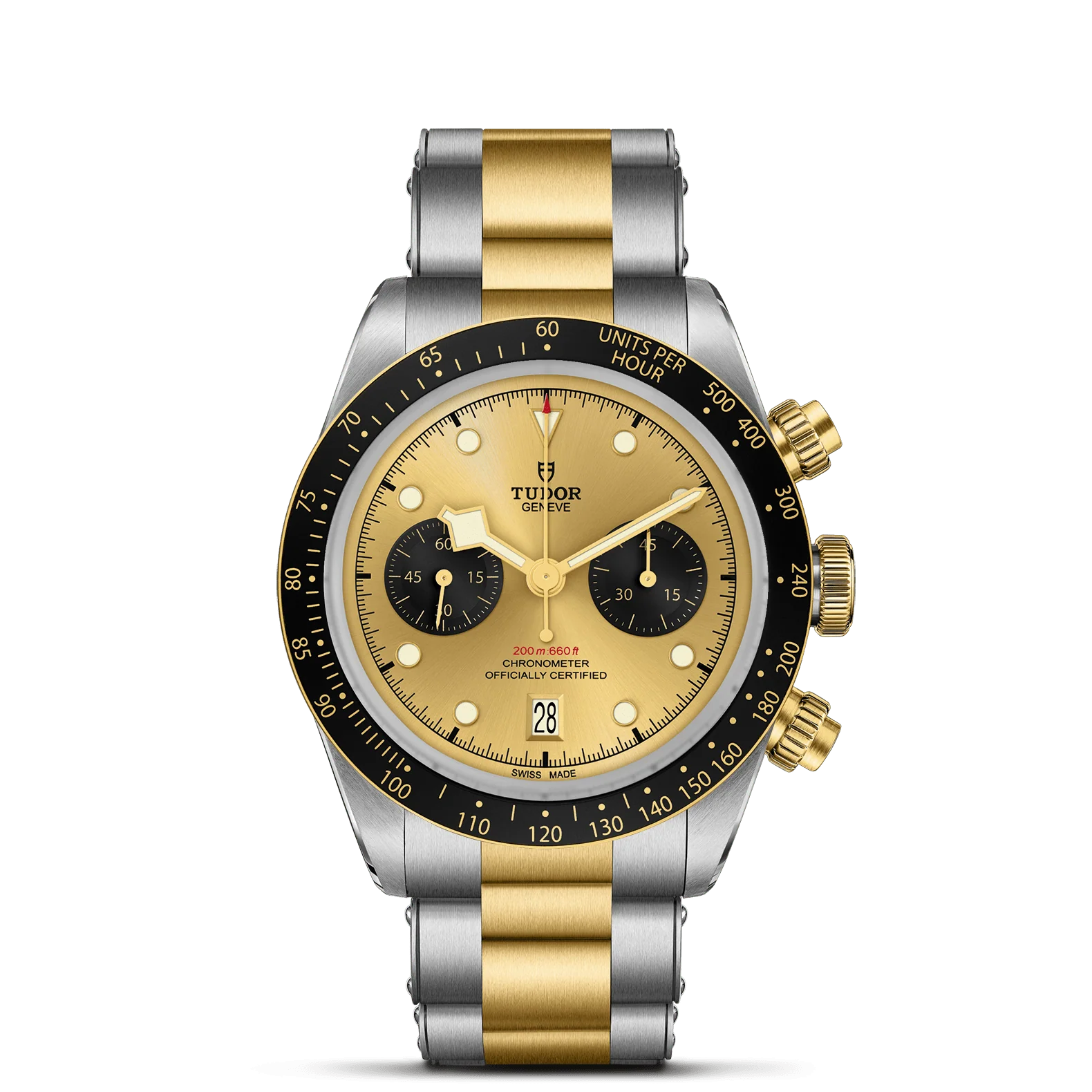 TUDOR Black Bay Chrono S&G 41mm Case, Champagne Dial (M79363N-0007)