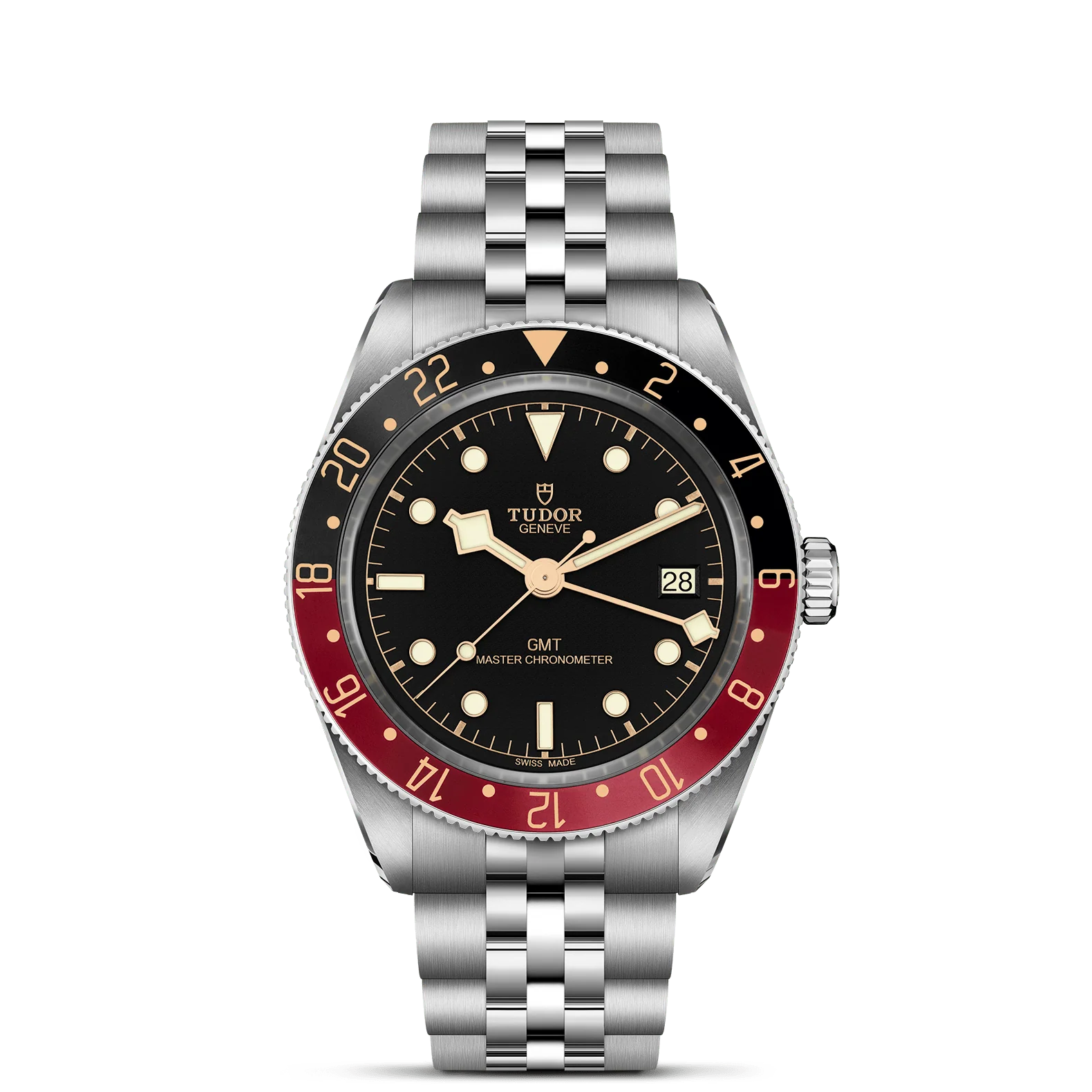 TUDOR Black Bay GMT 39mm Black Dial, Stainless Steel Bracelet (M7939G1A0NRU-0003)